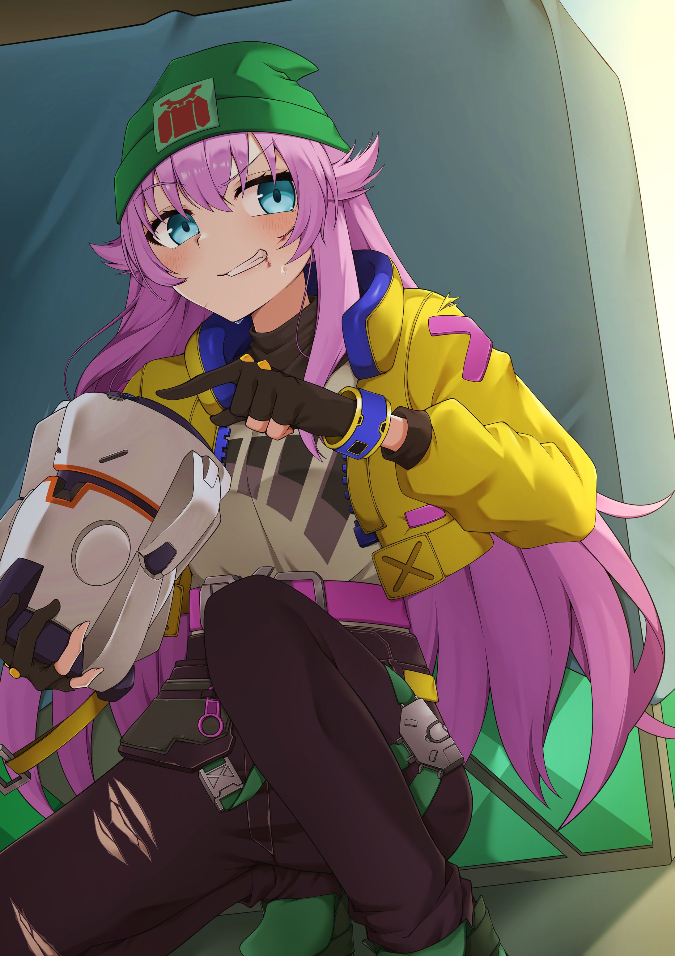 雨音ネネ様VALORANTキルジョイ衣装ファンアート-1