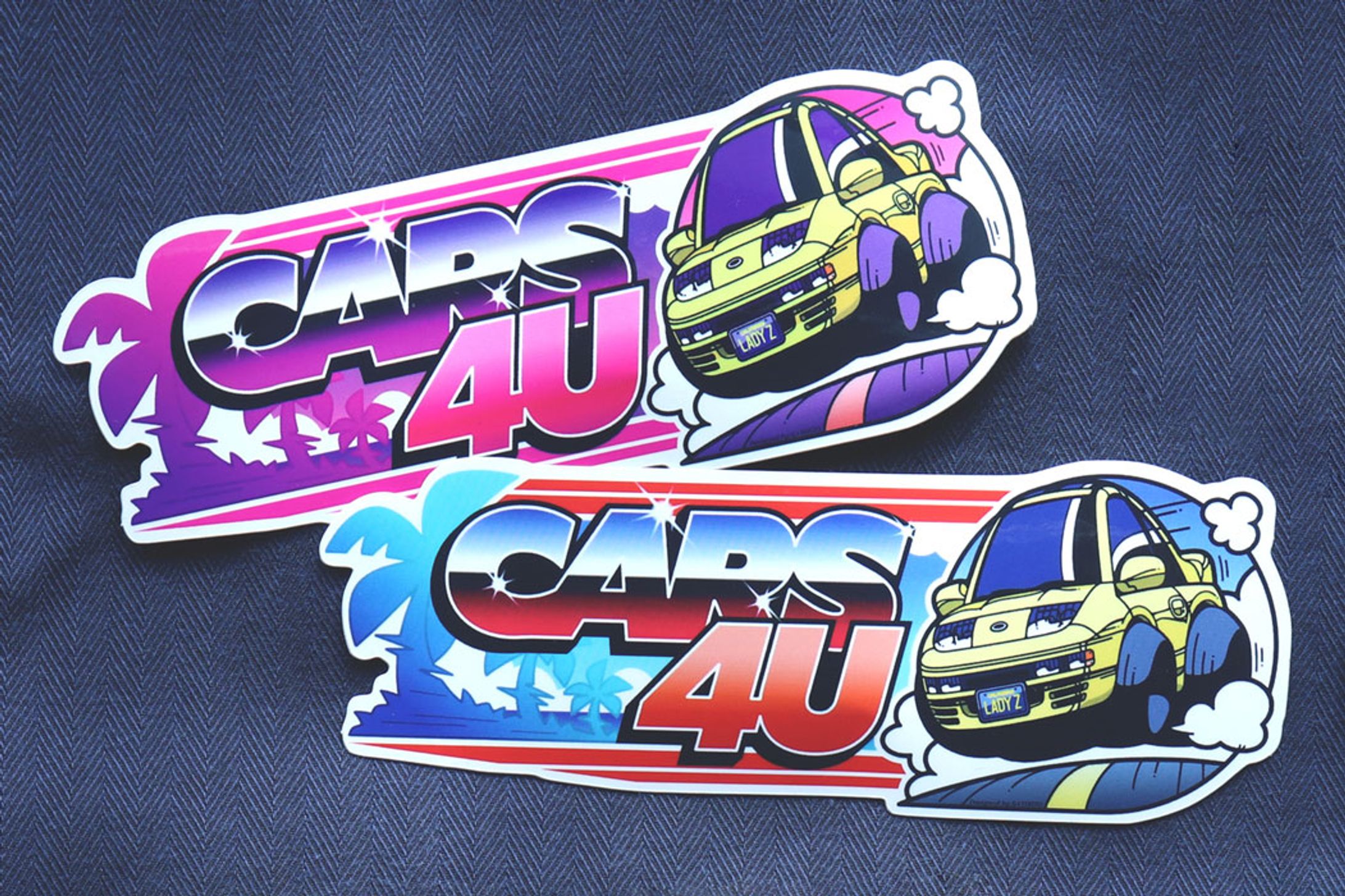 CARSHOP Cars4U 看板・ステッカーデザイン-1