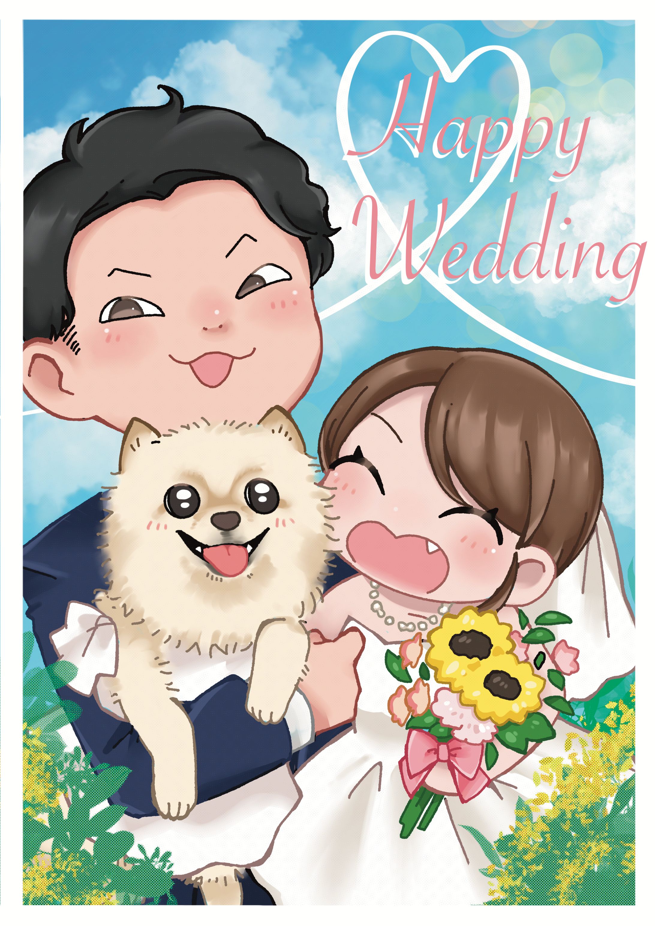 work 似顔絵-1