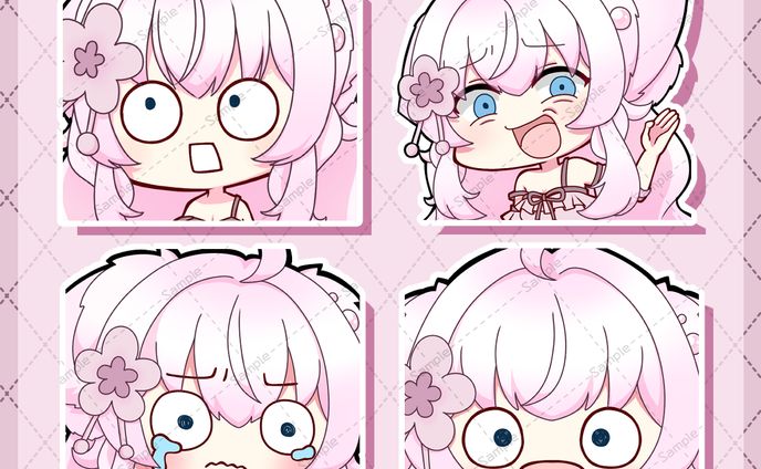 いなしのゆう様Twitch用スタンプ