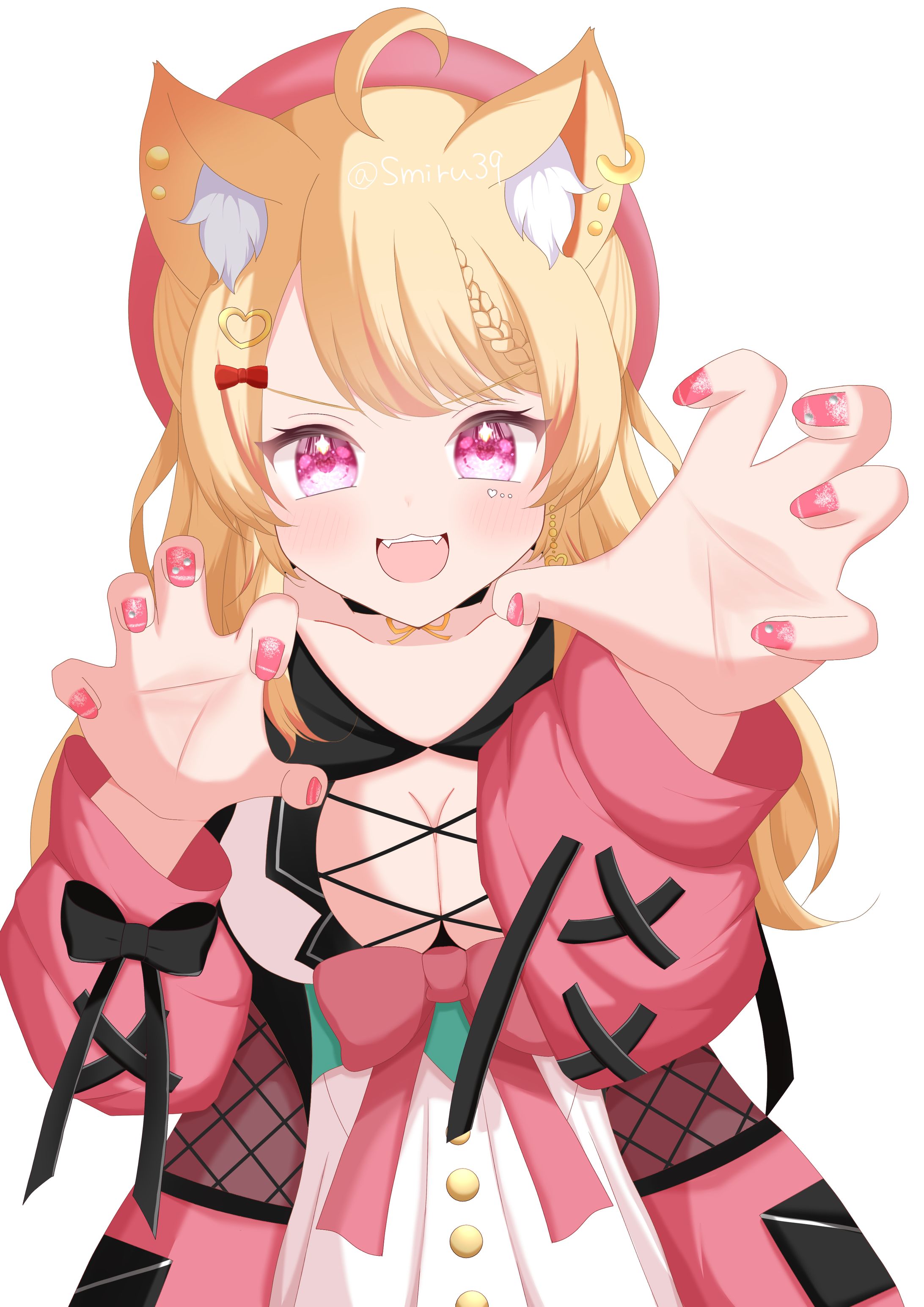 杠葉凪様　上半身イラスト-1