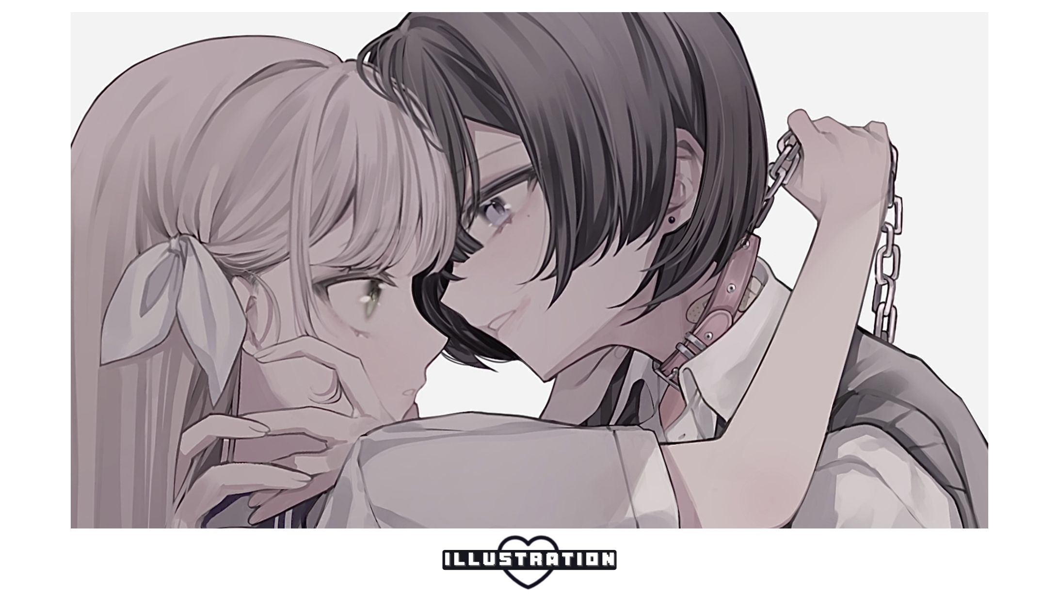 kiss / 創作イラスト-1