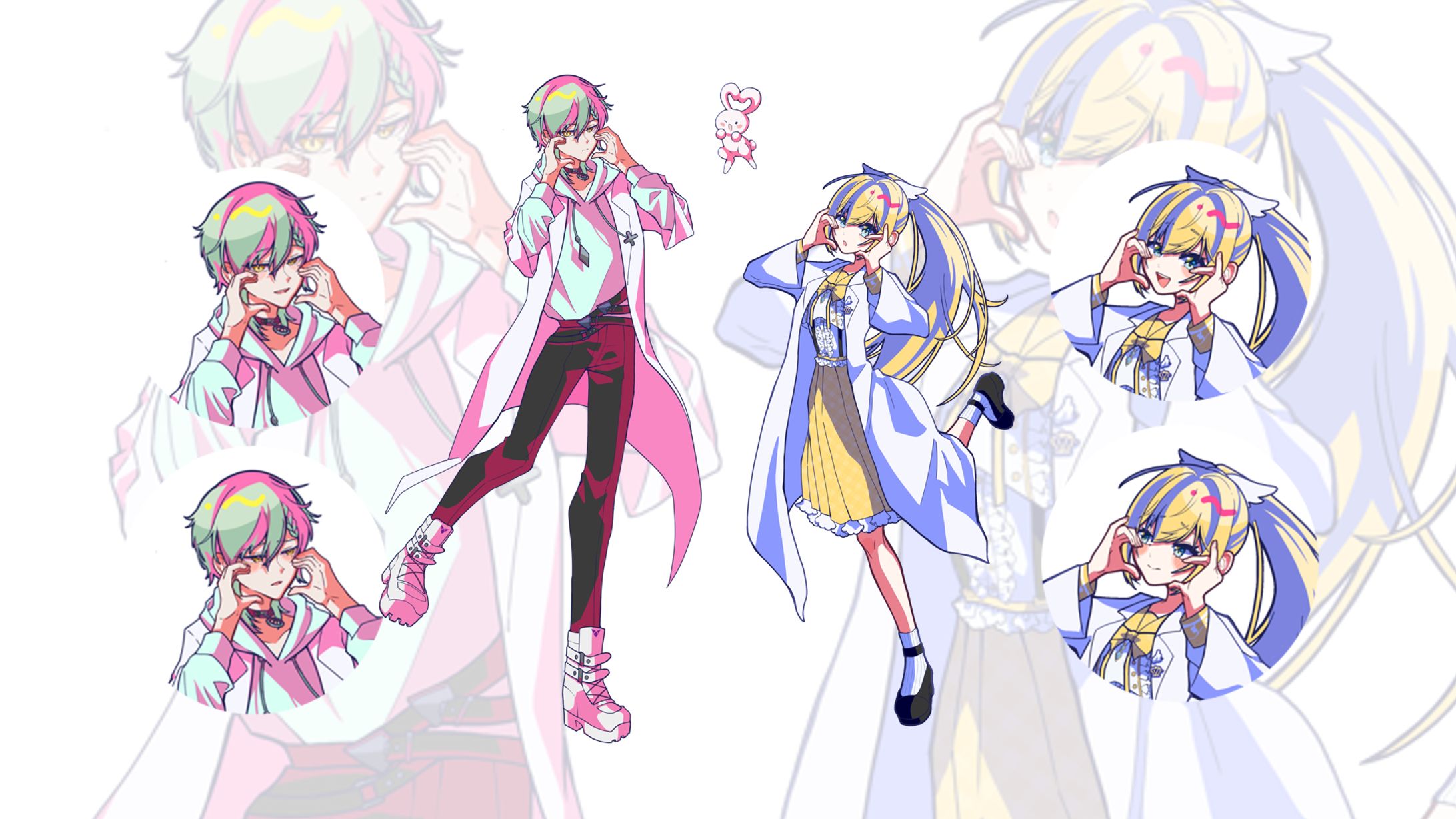 ②-11 ビビっとラブ歌ってみたイラスト-1