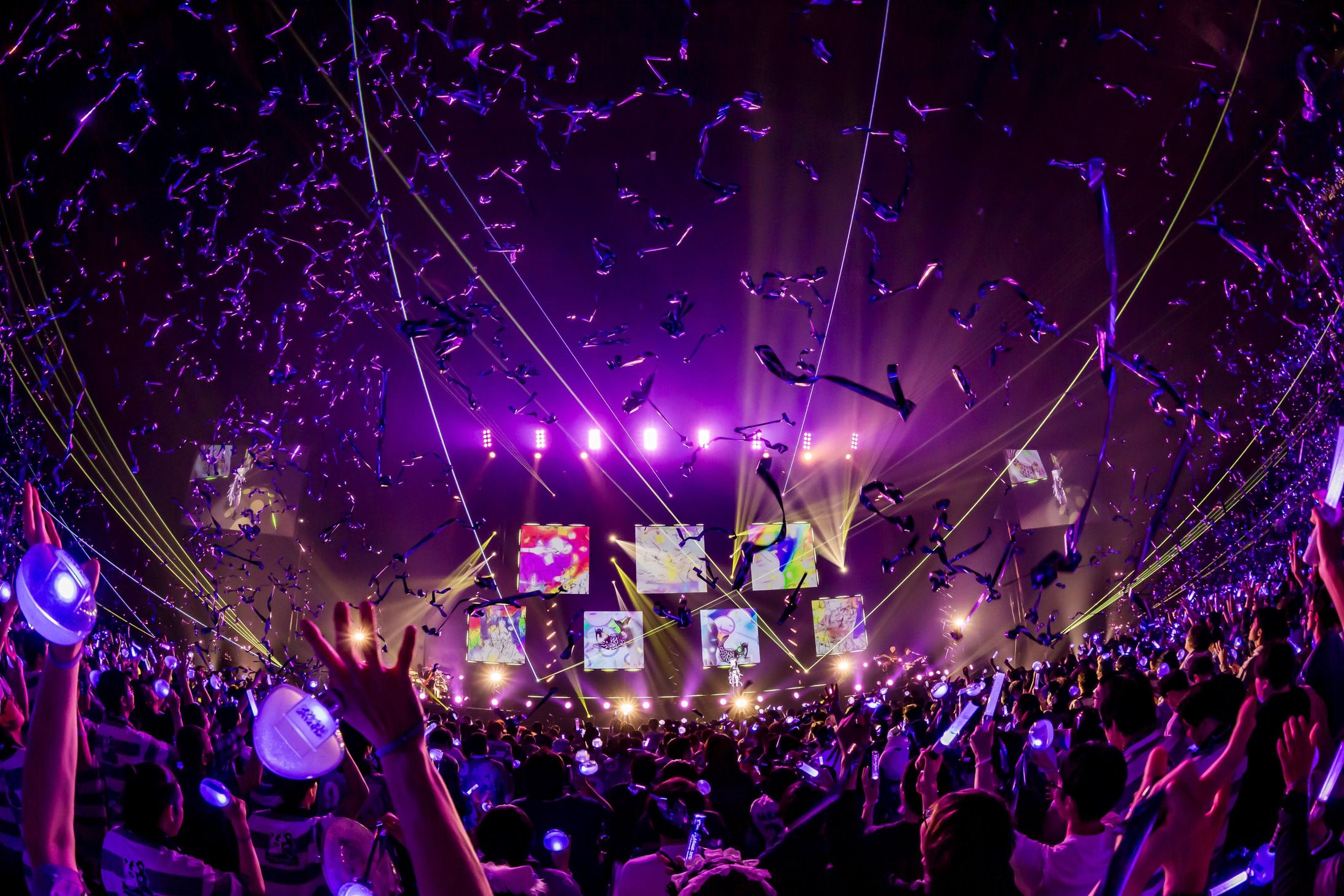 猫又おかゆ 2nd Live.「ぺるそにゃ～りすぺくと」背景演出映像-1