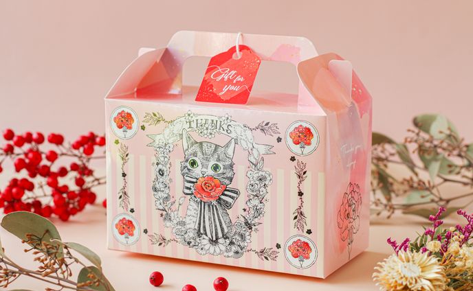 Gerbera&Cat - gift box
