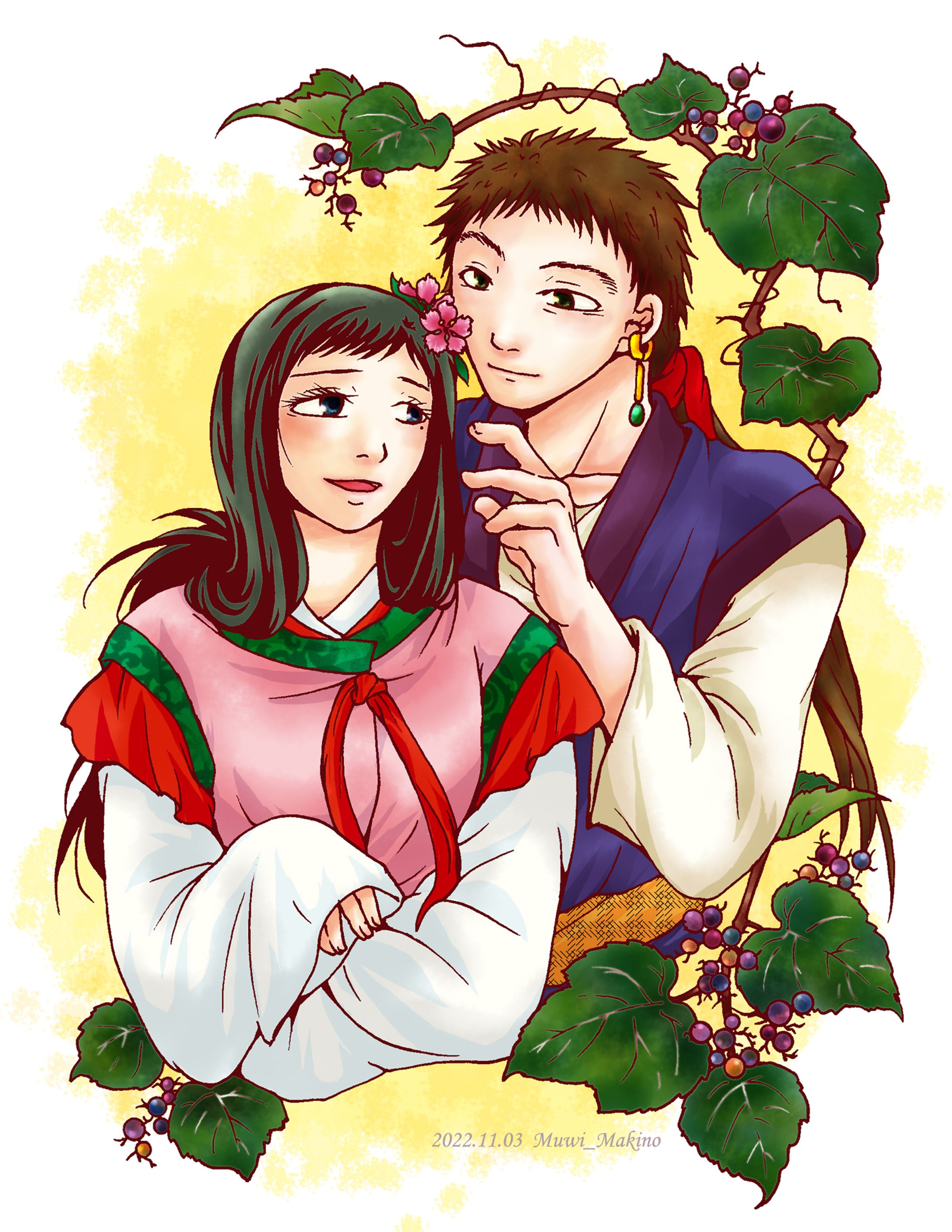 野葡萄(河上娘・東漢駒)-1