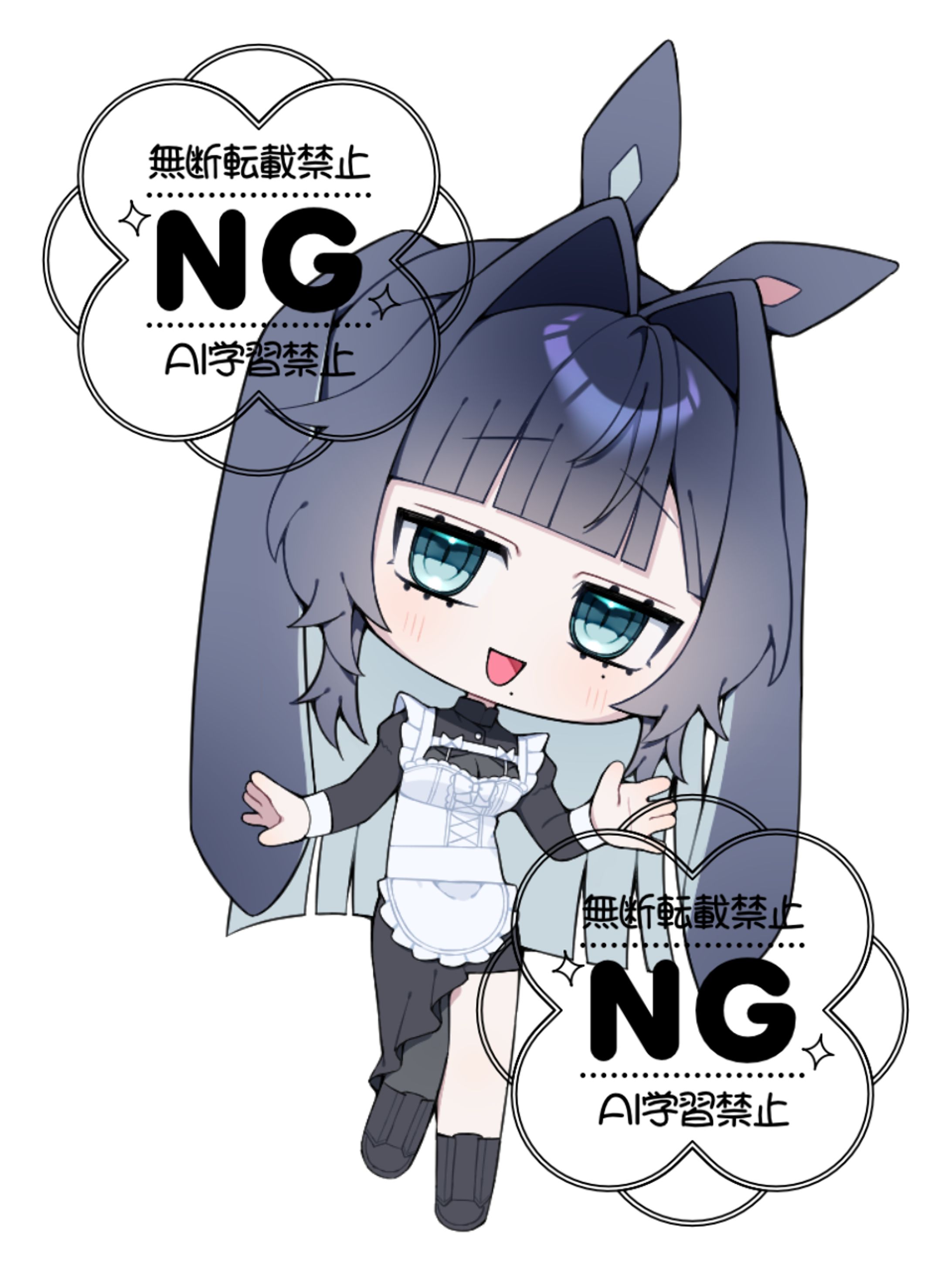 ミニキャラ　八幡蒼依-1