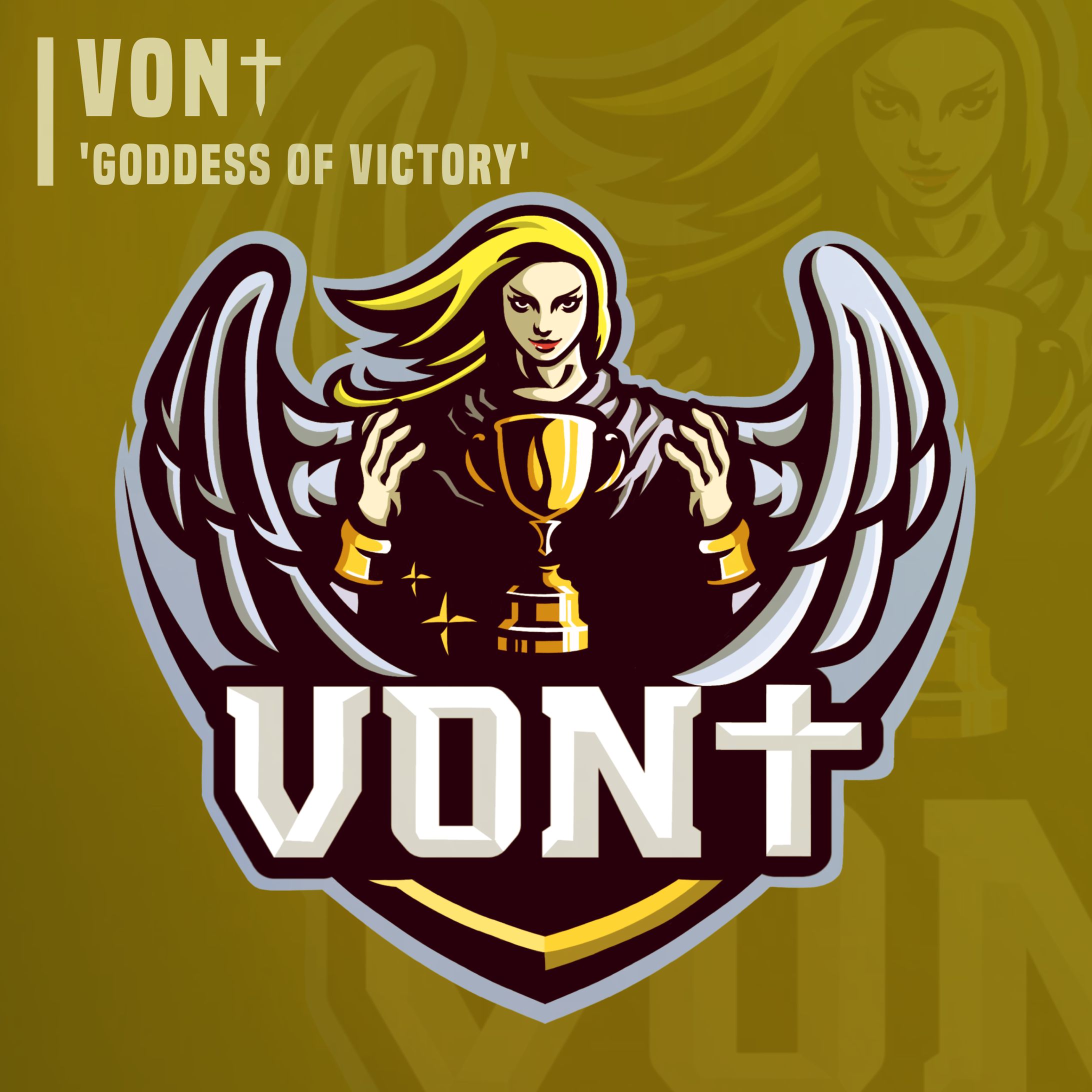 Mascot logo “女神”-1