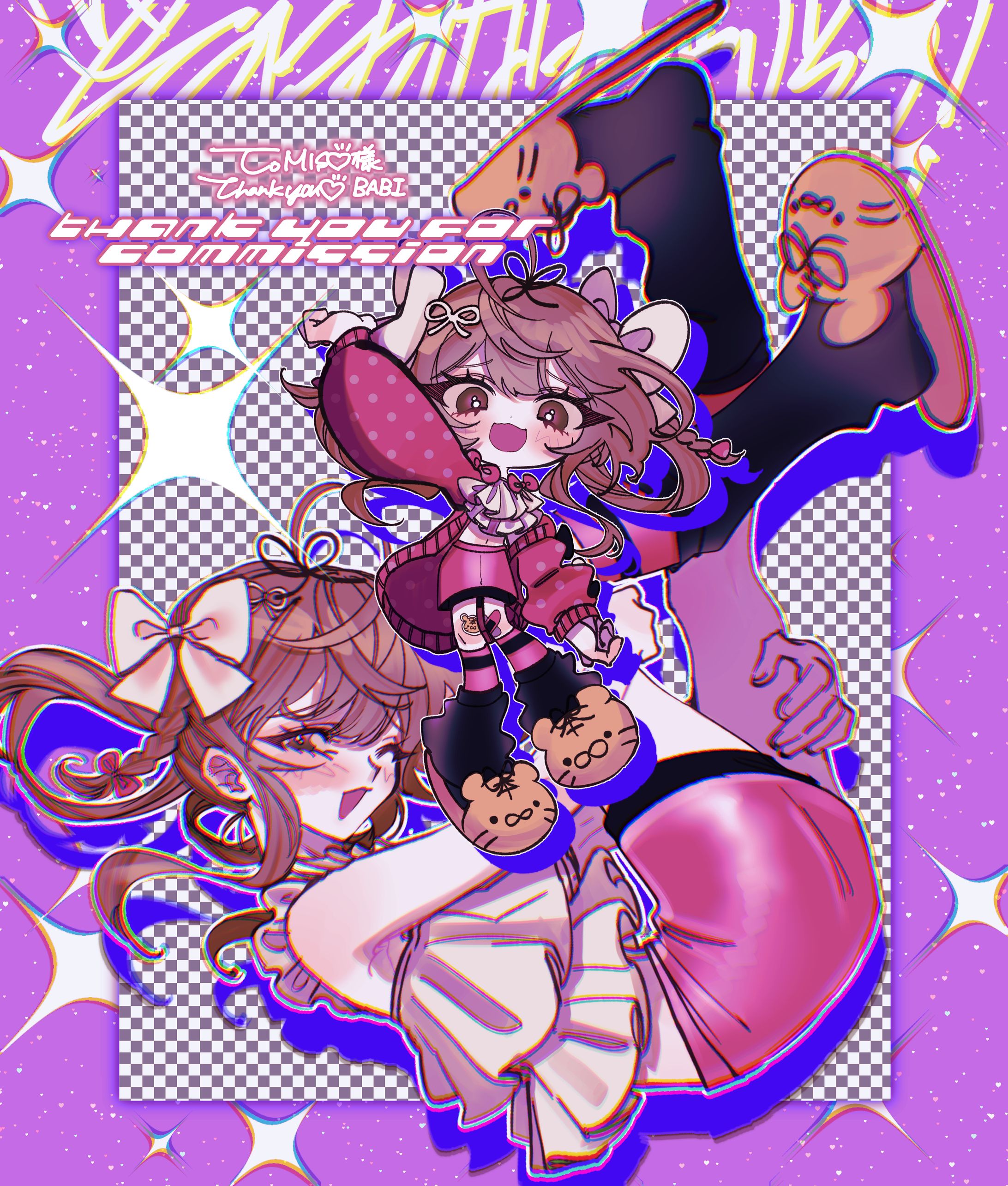 【skeb】MOSO様 等身+SD-1