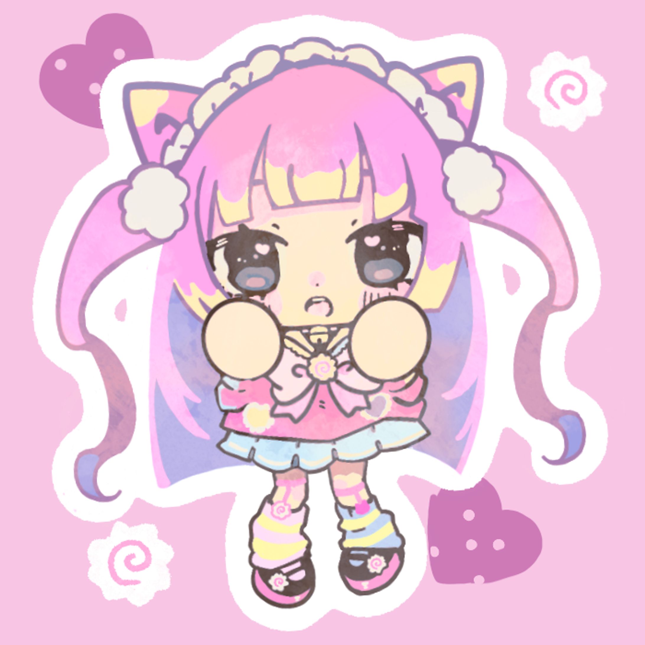 【works】SDイラスト/ねこになりたい さま-1
