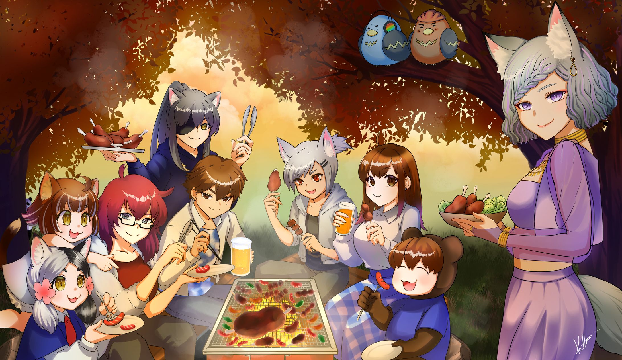 魔王軍BBQの図-1
