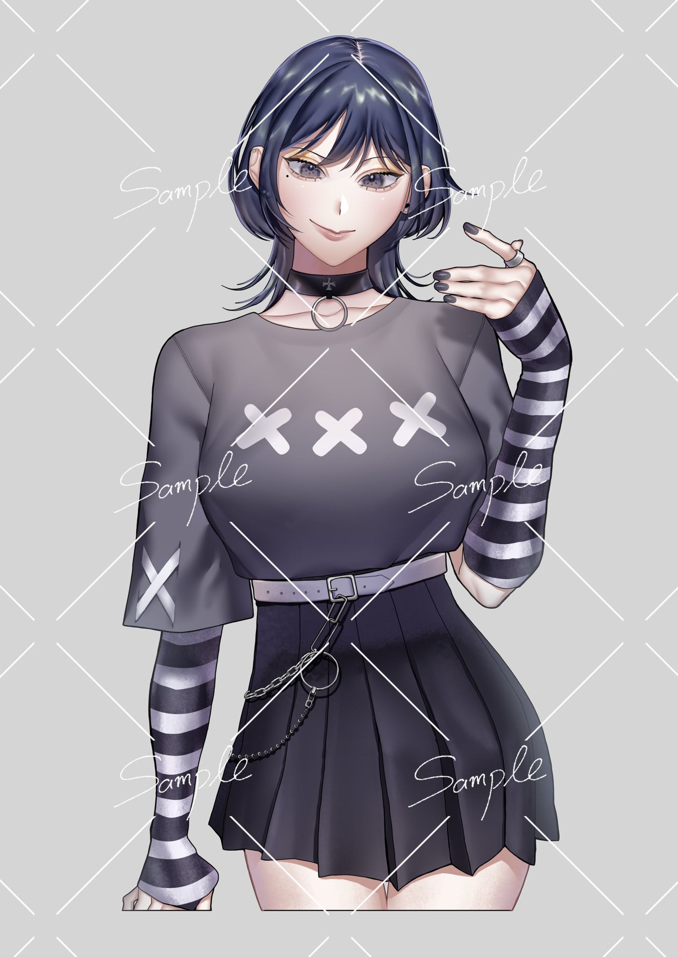 コテキャシート用の腰上イラスト-1