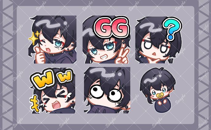 黒瀬玲様　twitchスタンプ