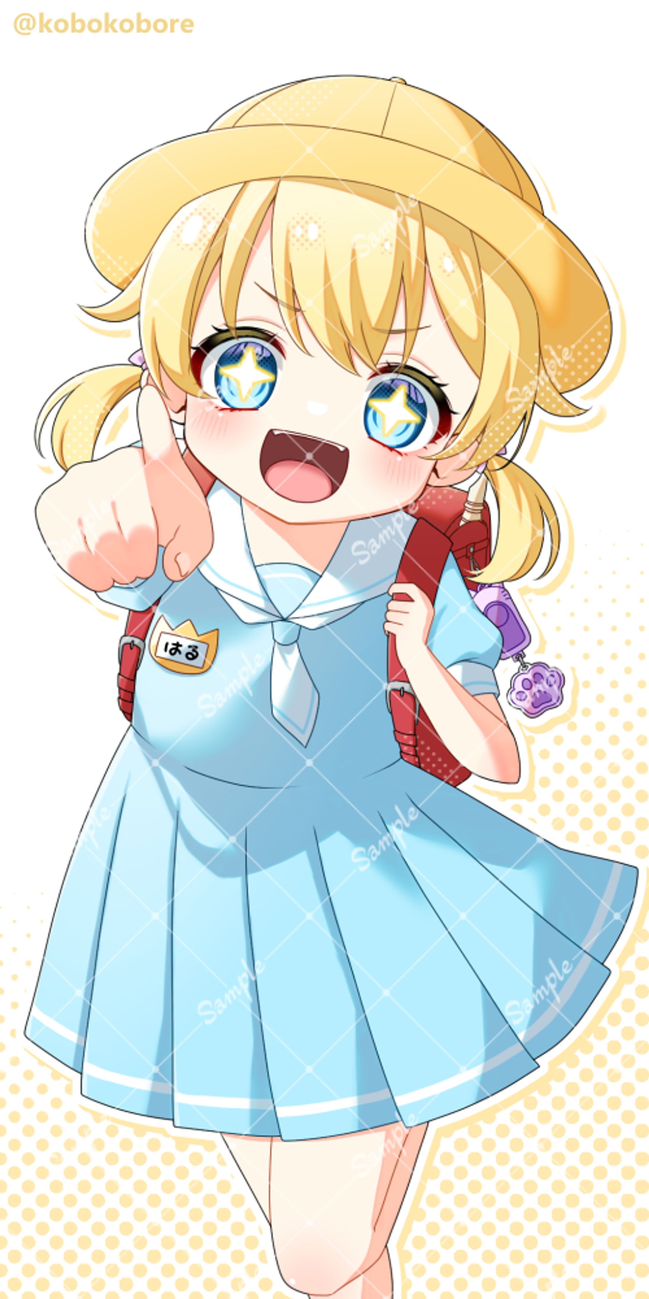 【桜。(はる)様】スマホ待ち受け用イラスト-1