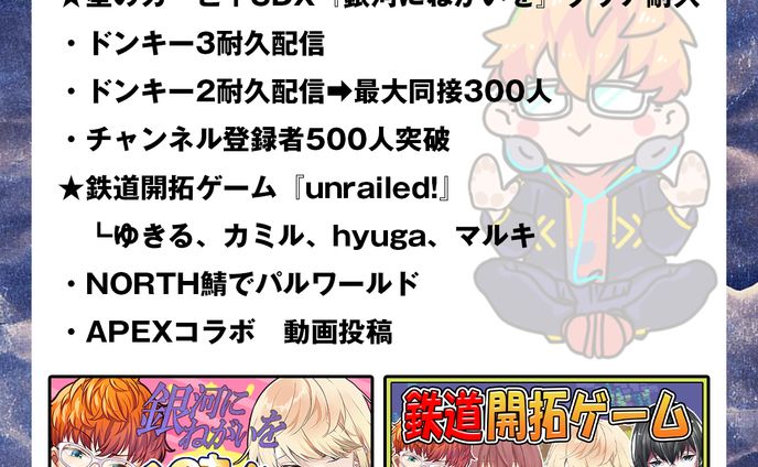 配信・イベント経歴(2024)