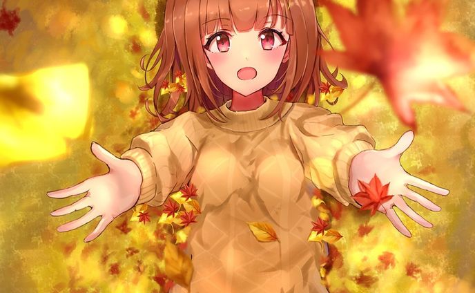 秋の絨毯 /  Autumn carpet

#illustration #art #drawing
#イラスト #女の子イラスト
#秋 #紅葉 #autumn