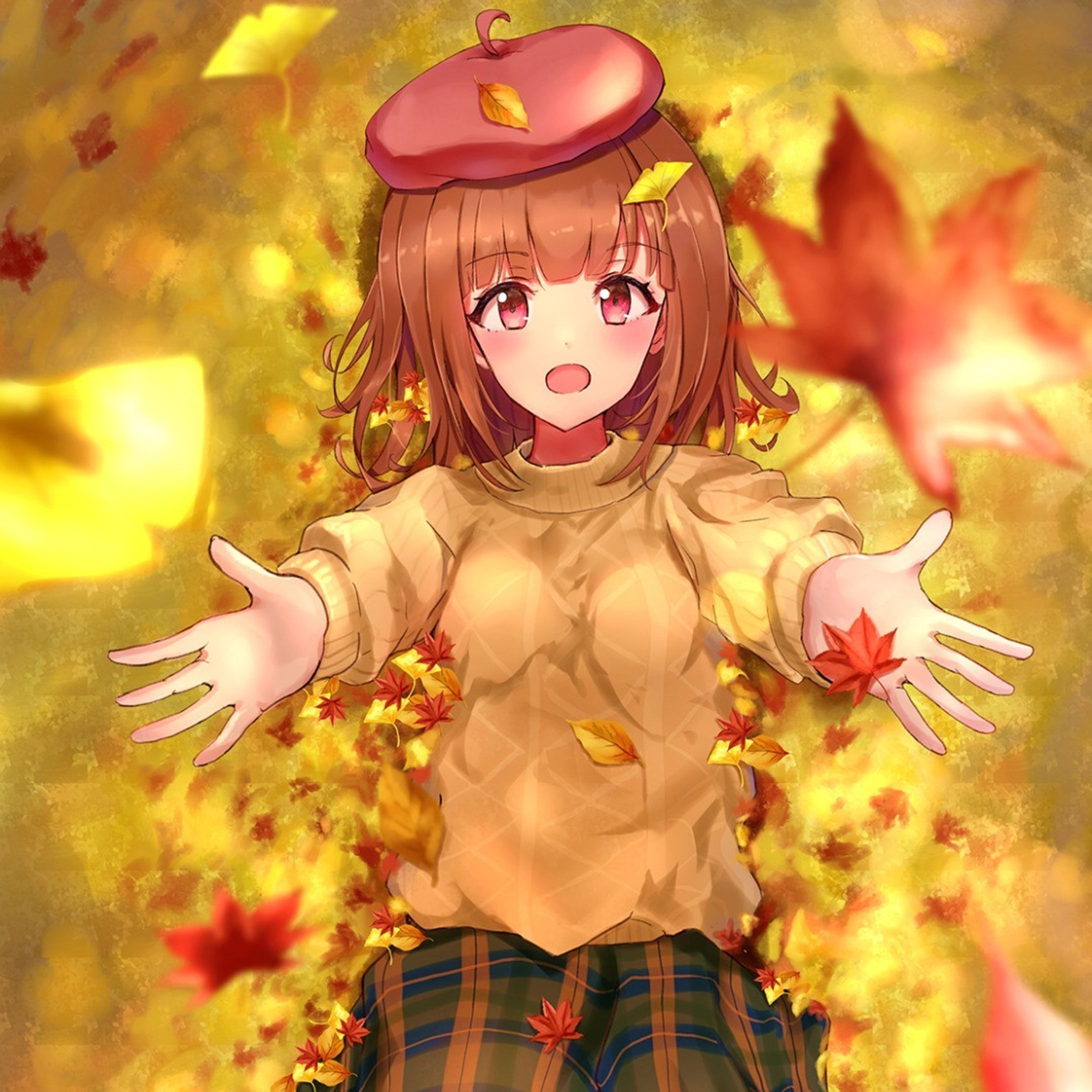 秋の絨毯 /  Autumn carpet

#illustration #art #drawing
#イラスト #女の子イラスト
#秋 #紅葉 #autumn-1