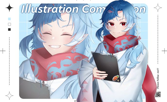 【イラスト】潮江いさみ様 立ち絵