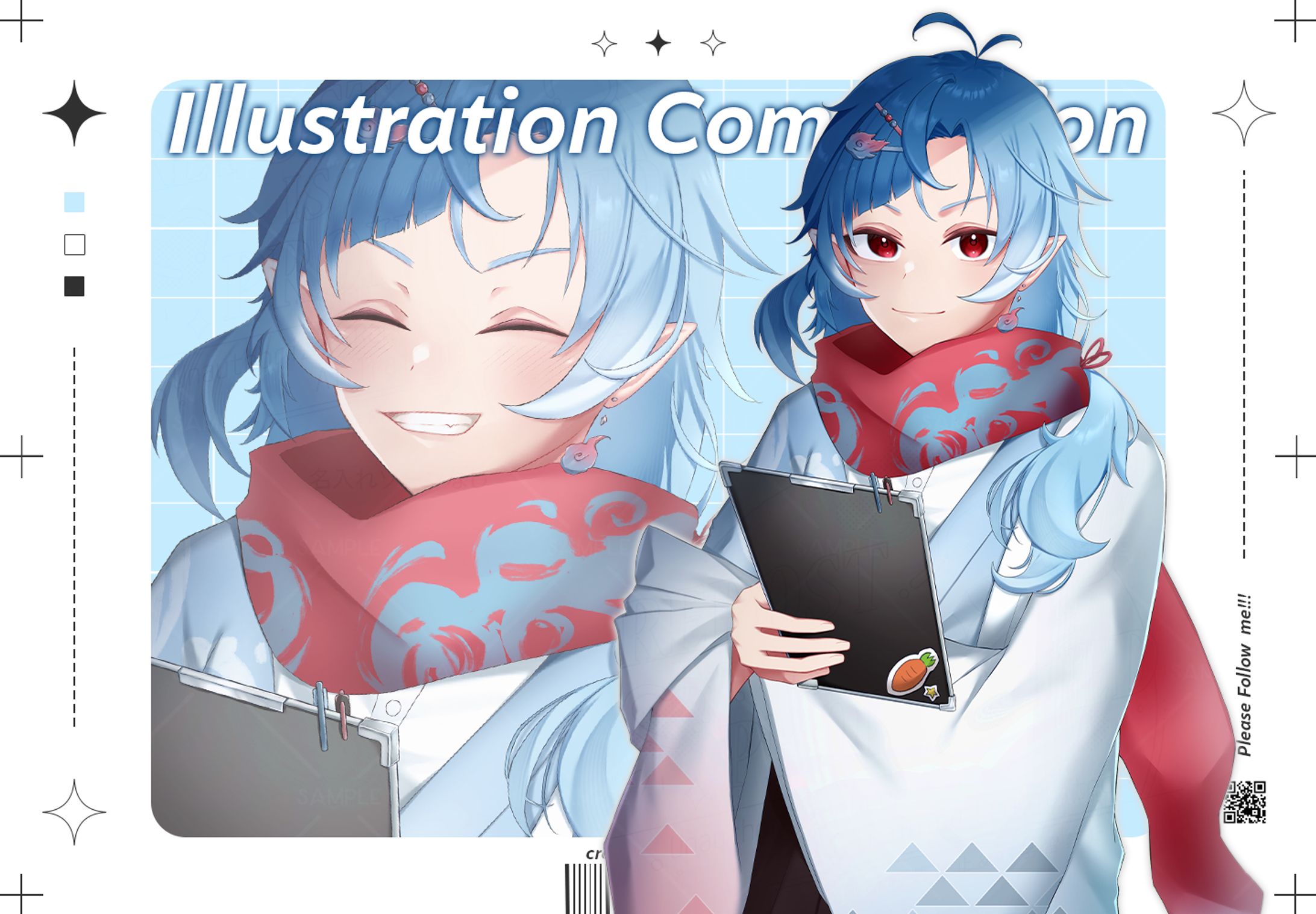 【イラスト】潮江いさみ様 立ち絵-1