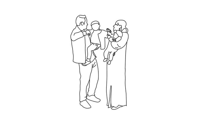 大好きな家族を描きました✏️💻

駆け出しの頃から私のデザインをずっと
可愛い〜すごい〜とほめてくれて
支えてくれている大事な友人です😌

次男くんの1歳の選び取りカードも
作らせてくれました🤲(当日の写真待ってるよ)
大切な家族の大事な日のお手伝いが
デザインを通してできたこと、
とても幸せなことだなあと実感してます🥹

これからもともに🤝🤍

#次男はしゃくれてませんむちむちのほっぺです
#母はしゃくれてると思ってたらしい

#オノマユデザイン #島根デザイナー #デザイナー #グラフィックデザイナーさんと繋がりたい #家族写真 #Illustrator #ママデザイナー #調理師免許持ちのデザイナー #shimane #tottori #familyillustration