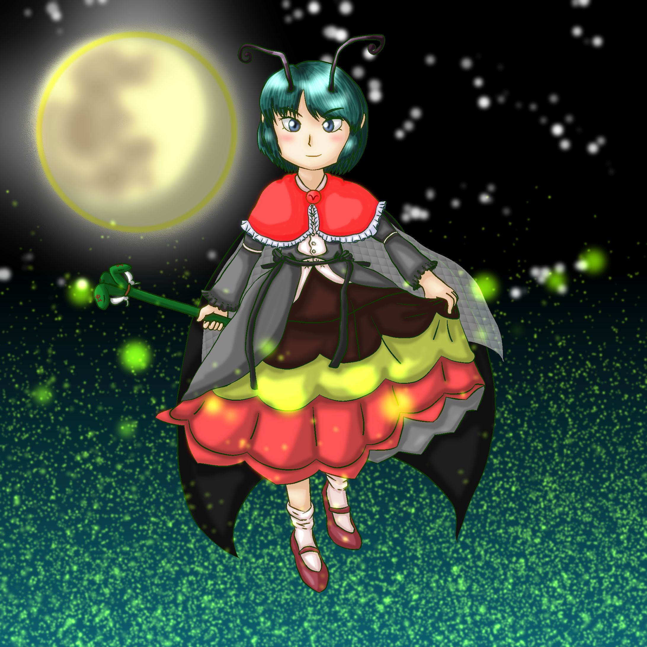 リグルの二次創作イラスト③-1