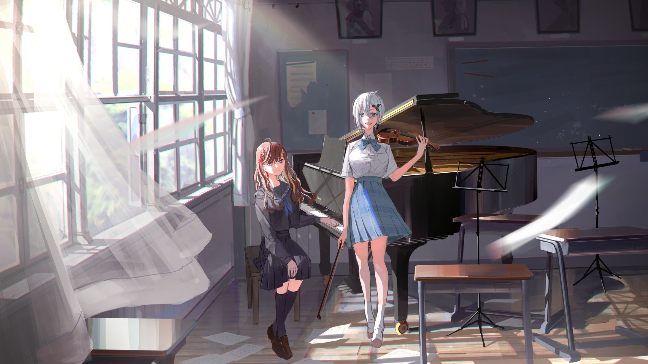 柊えむり&ミオリ・セレスタ「Hollow life」MVイラスト-1