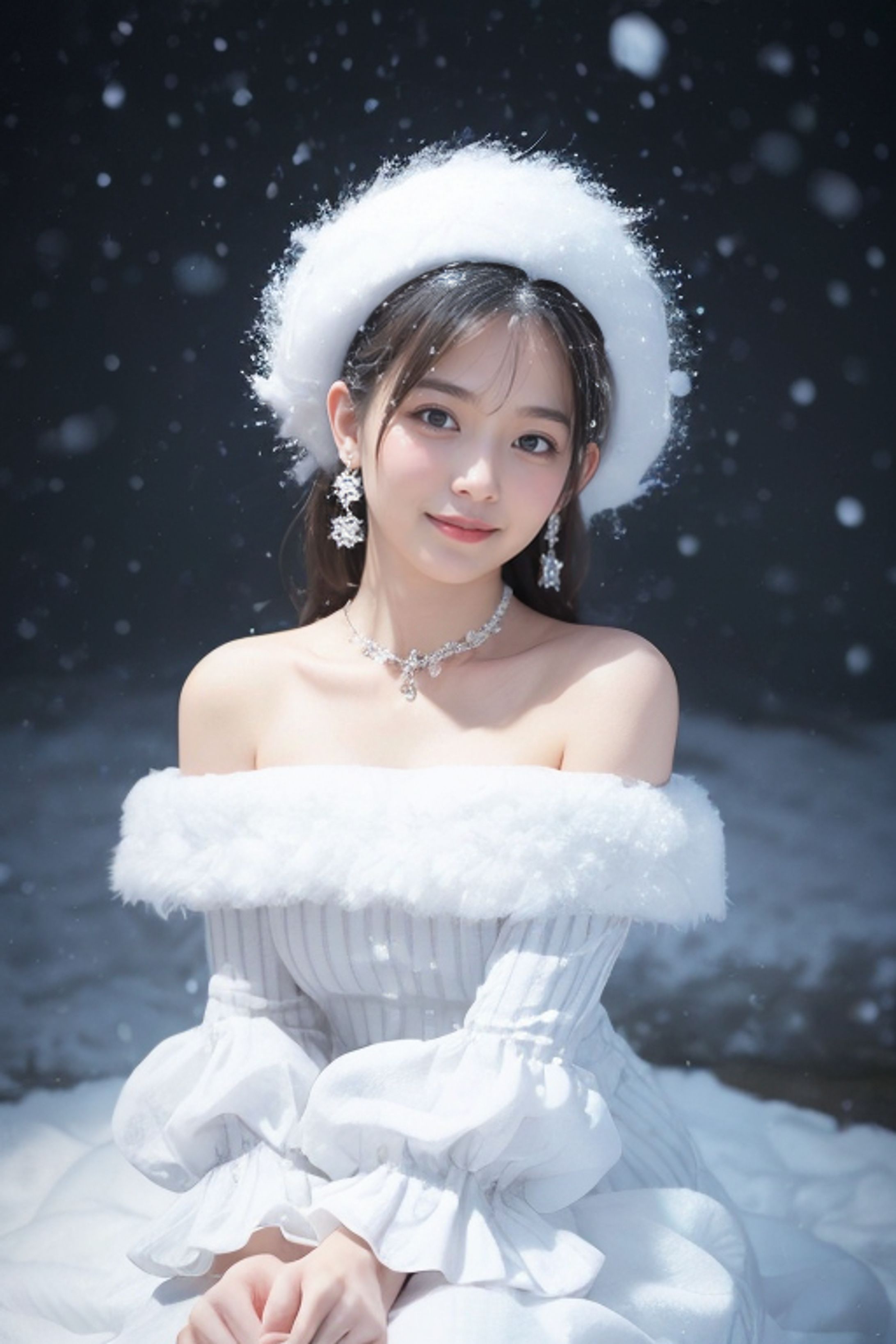 ホワイト美女-1