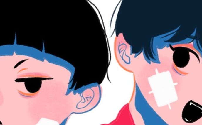 コミティアにて発行予定のイラスト集をチラ見せ