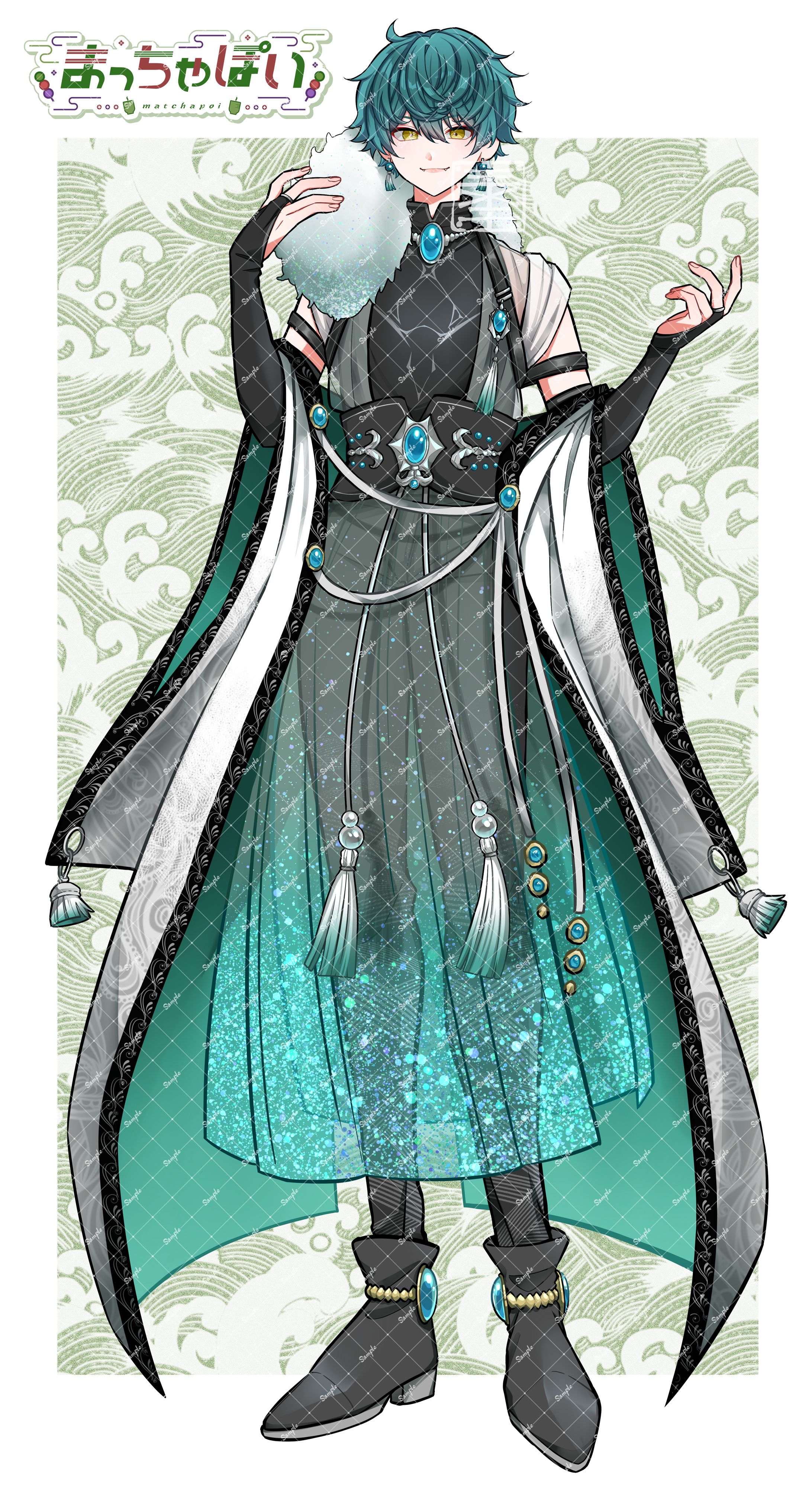 【work】まっちゃぽい様【立ち絵イラスト】-1