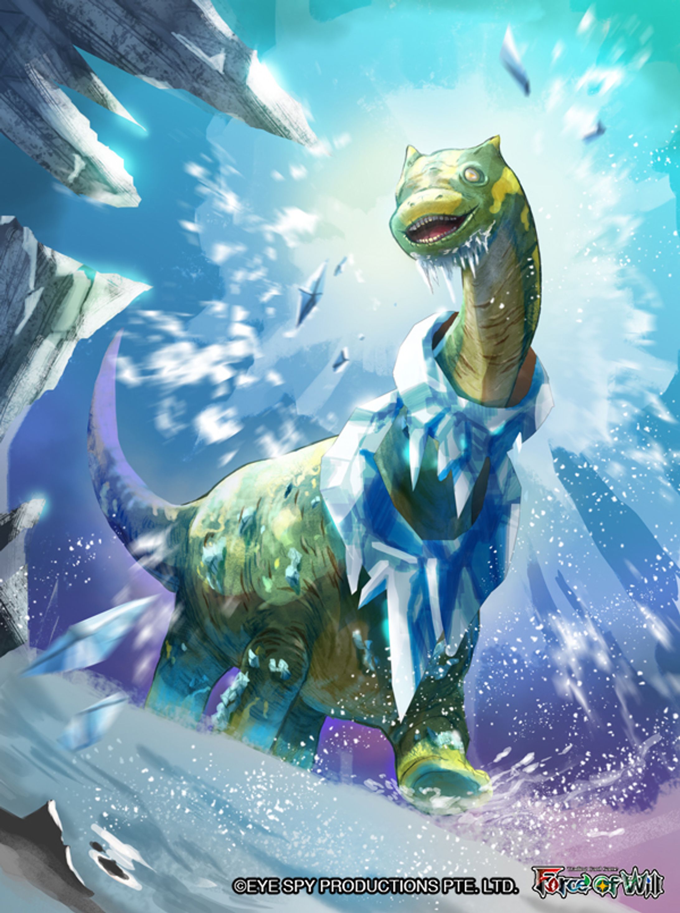 【仕事絵】Icekeeper Dinosaur【FoW】-1