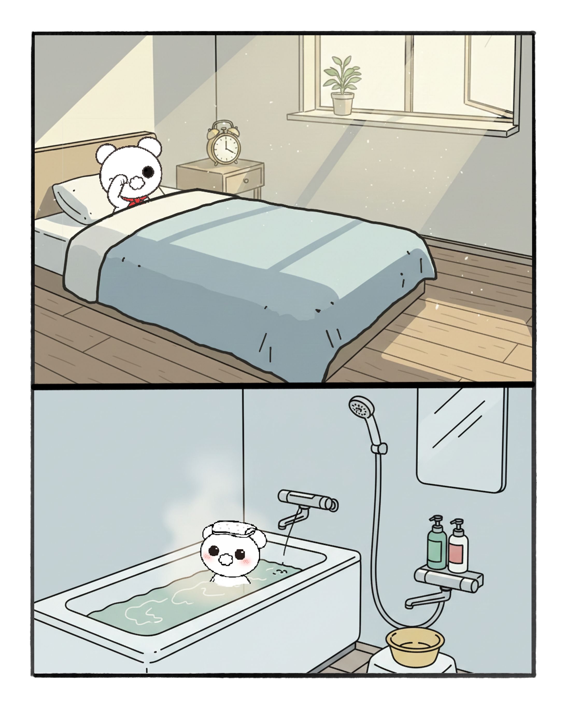 もげしの１日：ささやかで静かな暮らし-1