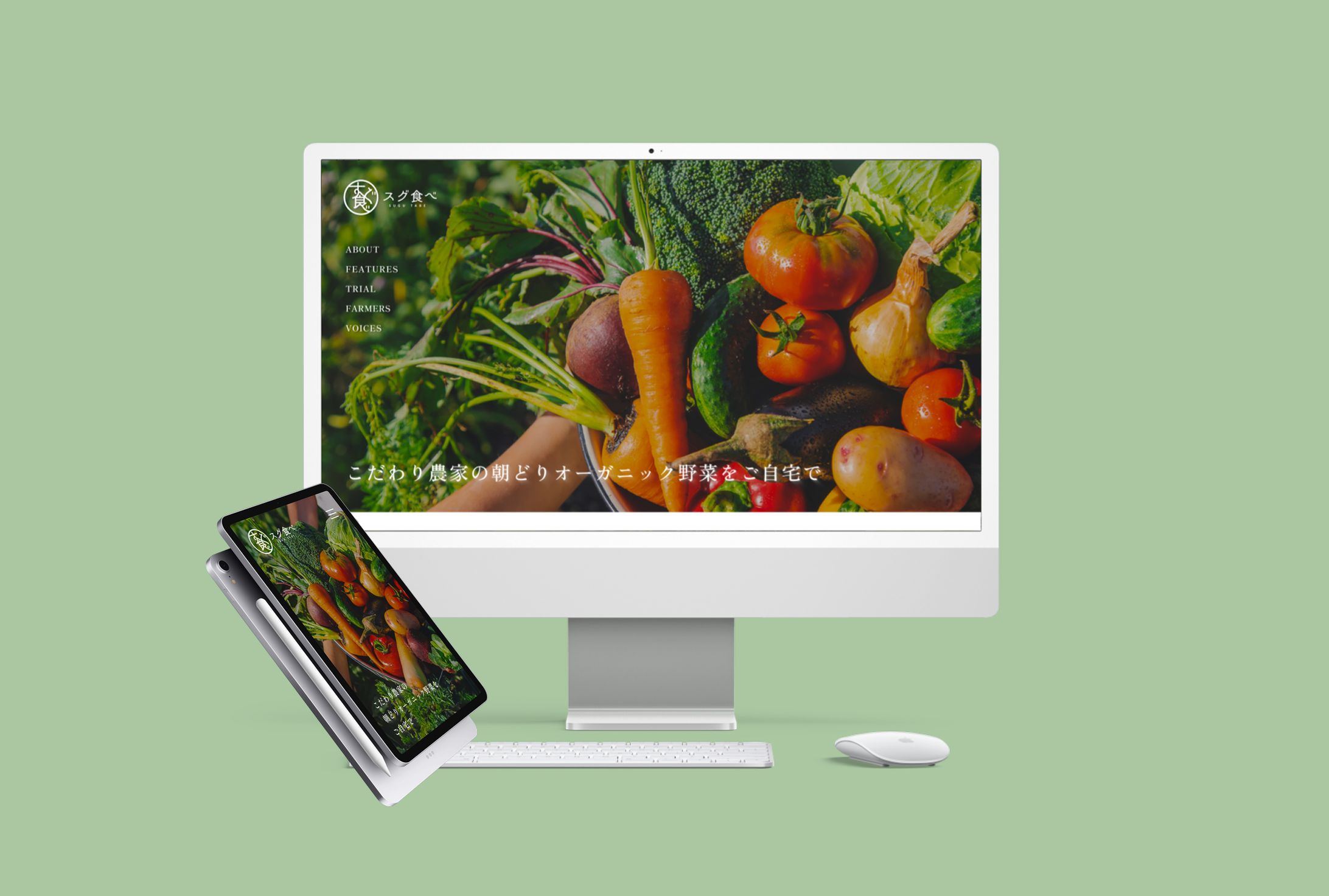 【架空】野菜直送サービスLP（スクール課題）-1