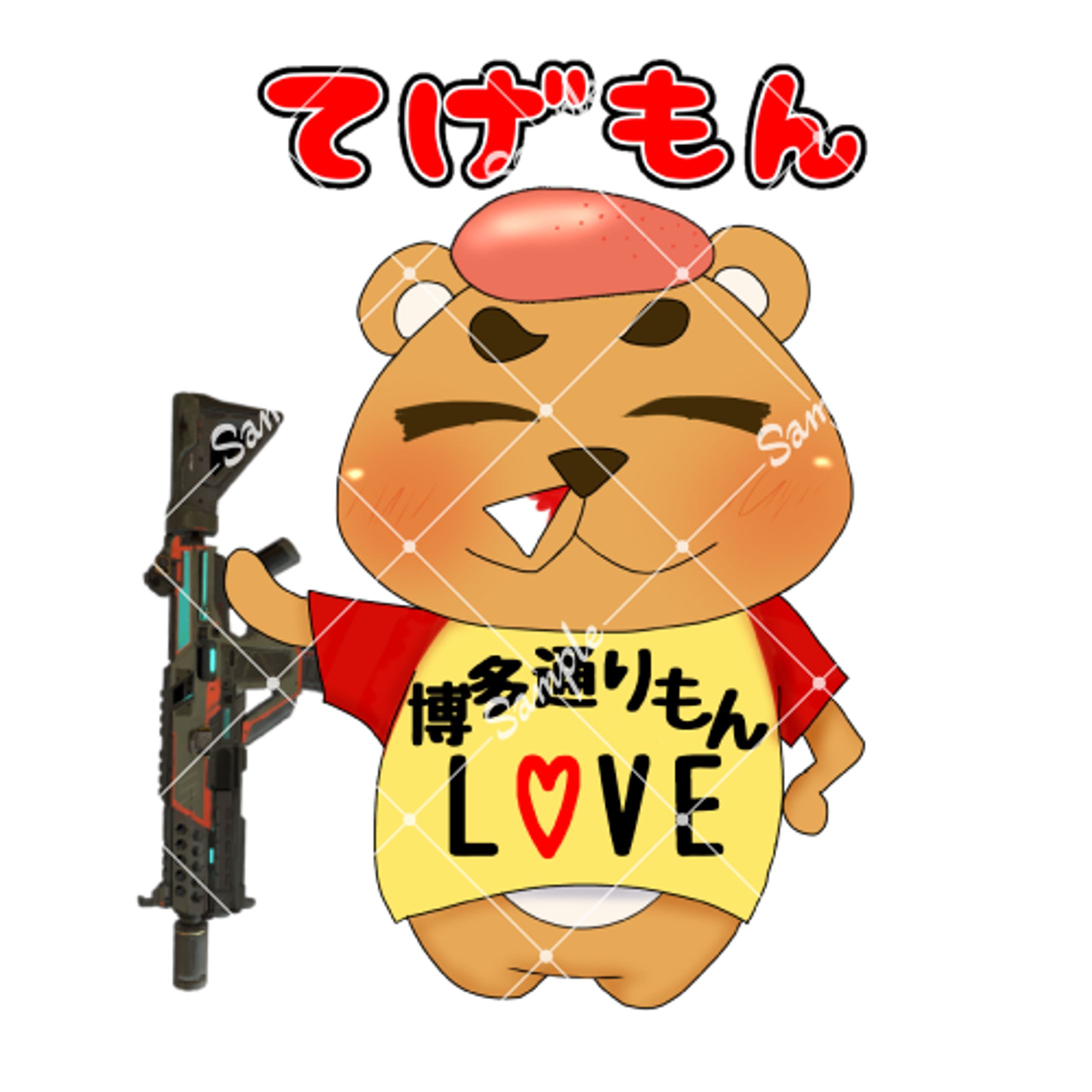 ｢てげうめっちゃが通りもん｣チームのイメージキャラクター-1