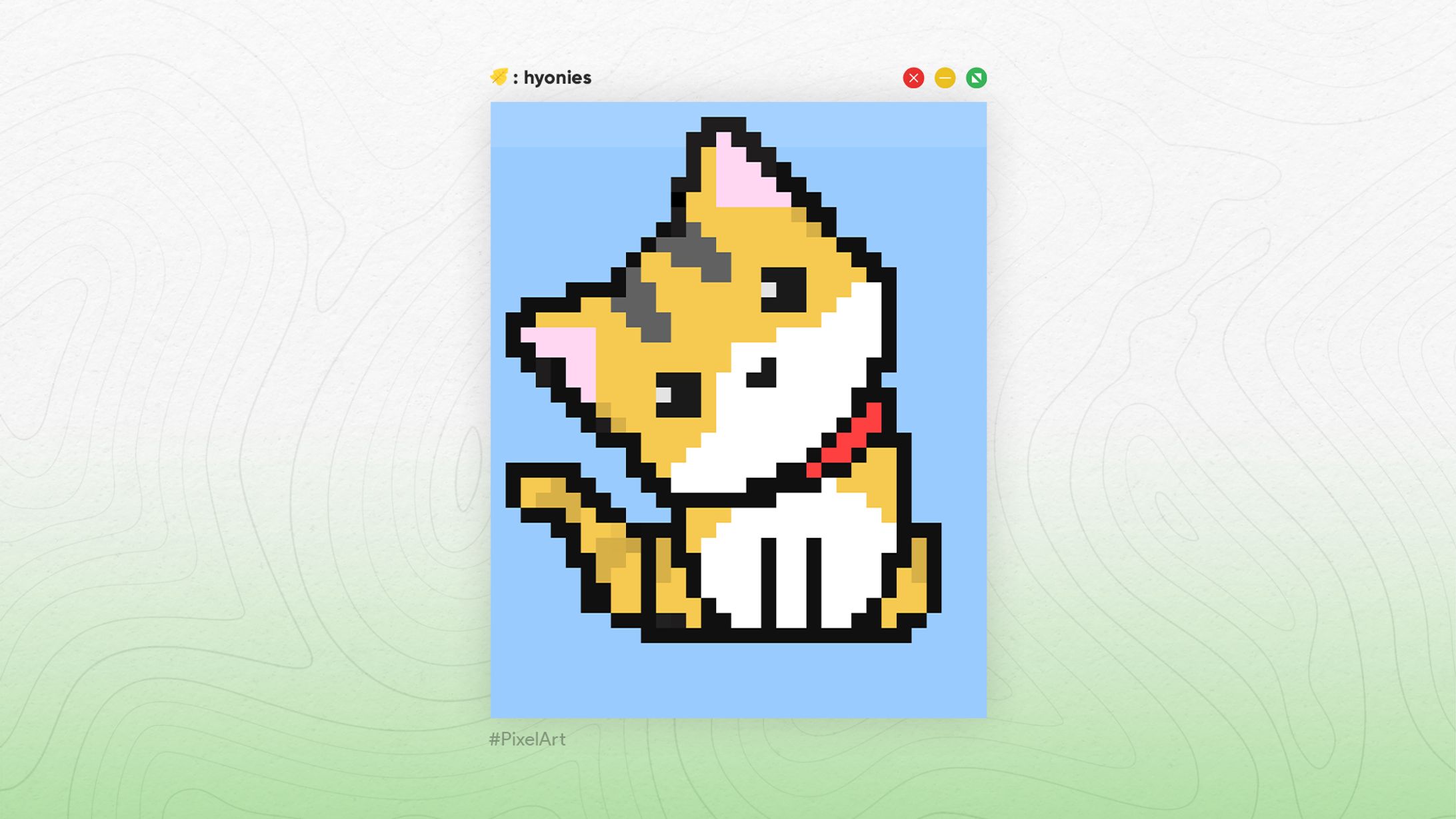 【Pixel Art】Orange Cat-1
