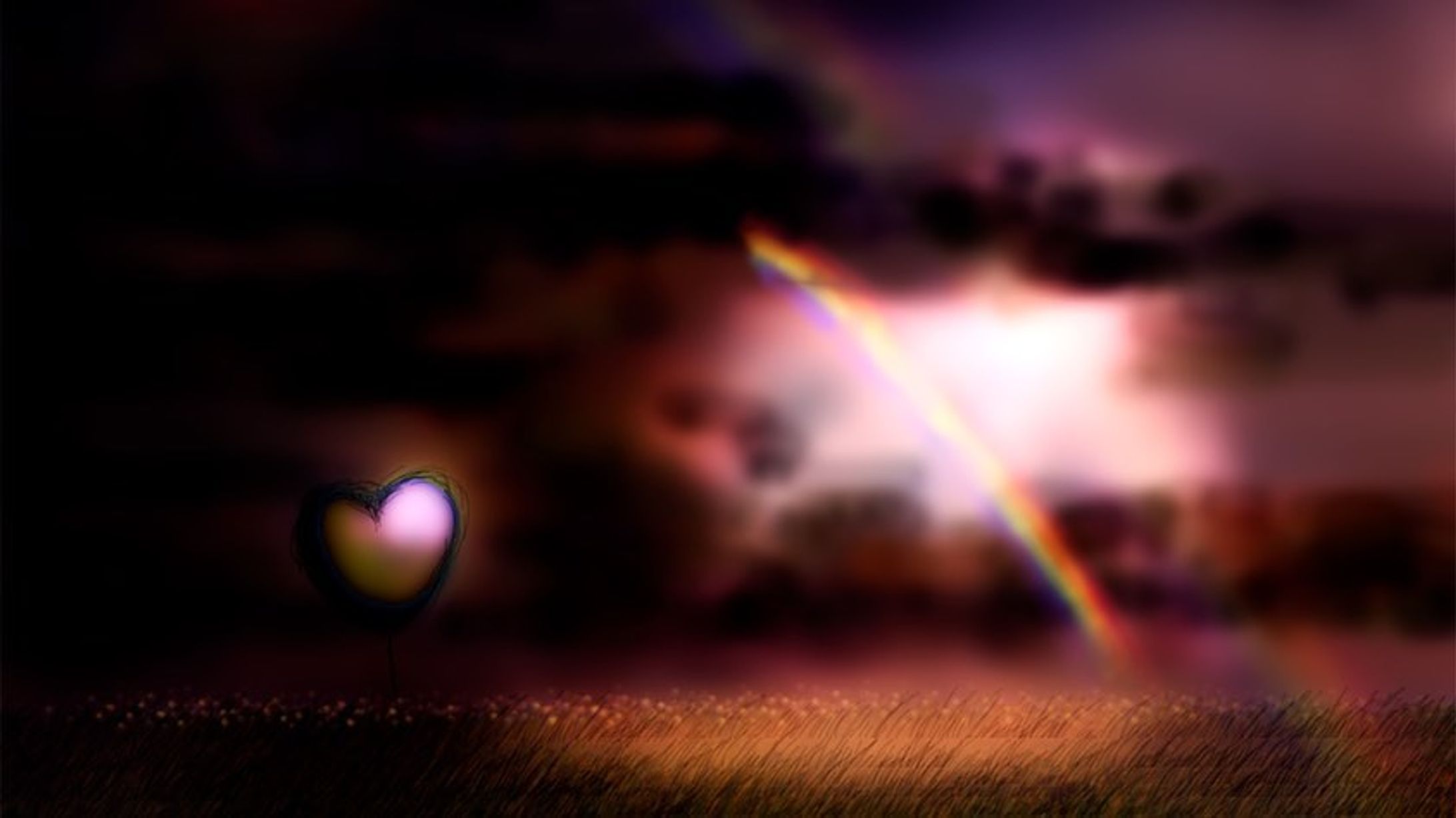 014. 最古のハート﻿
﻿
﻿
﻿
『ごちそうさまでーす』﻿
﻿
食事を済まし、ダイナーを出た。﻿
外は未だ"にわか闇"に包まれてる。﻿
﻿
そう、今から﻿
険しい崖山の頂上を目指すのだ。﻿
だが心配ご無用、ここは観光地、﻿
頂上行きのゴンドラがあるのだ。﻿
﻿
鳥になった気分だ。﻿
食事をしたダイナーも、ターミナルもおもちゃの様に小さくなってゆく。﻿
﻿
そんな他愛もないことを考えながら揺られていると、空が段々と明るくなってきた。﻿
頂上に着いたのだ。﻿
﻿
そこは、とても静かで、風の音もしない。﻿
ただ光が降り注ぎ、ハートが輝いている。﻿
﻿
"最古のハート"﻿
﻿
そう、それは"女帝ヒラソル"のハート。﻿
女帝の”時の旅”が終わる頃、ここへ立ち寄りハートを預けられたそうだ。﻿
﻿
それは遠い遠い物語が始まる前のとても古い記憶だ。けれど、ハートは今でも静かに佇んでいる。﻿
﻿
﻿
The oldest Empress's heart. by jamiko﻿
﻿
﻿
﻿
#heart #art #風景﻿
#emergingartist #paintingoftheday #loveart﻿
#アートワーク #photoshopcc ﻿
#空想画 #空想旅行 #心の風景 #反魂秩序﻿
#chiiukokoneka-1