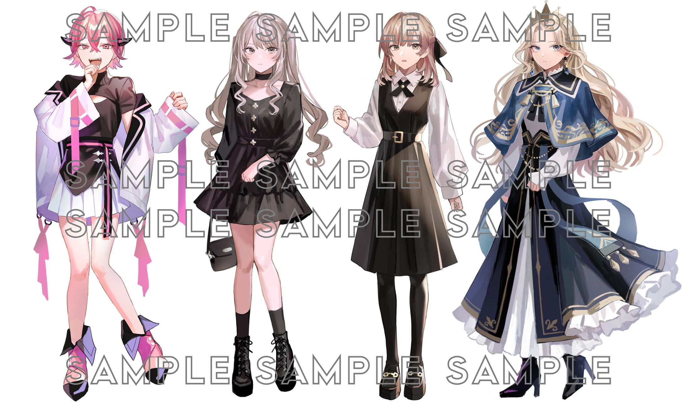 立ち絵　女性キャラクター-1
