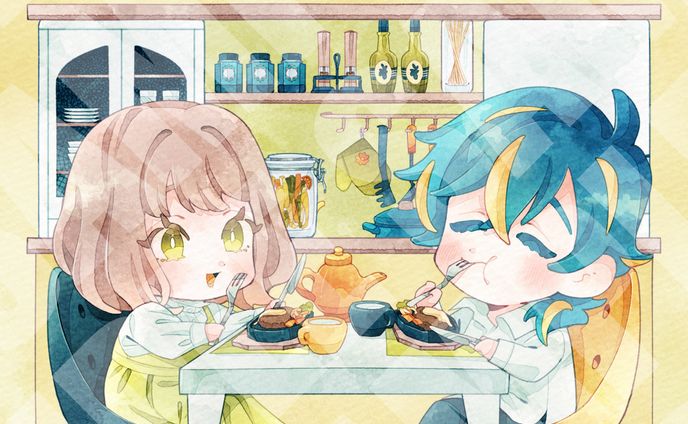 デフォルメ絵ご依頼／柚紗様