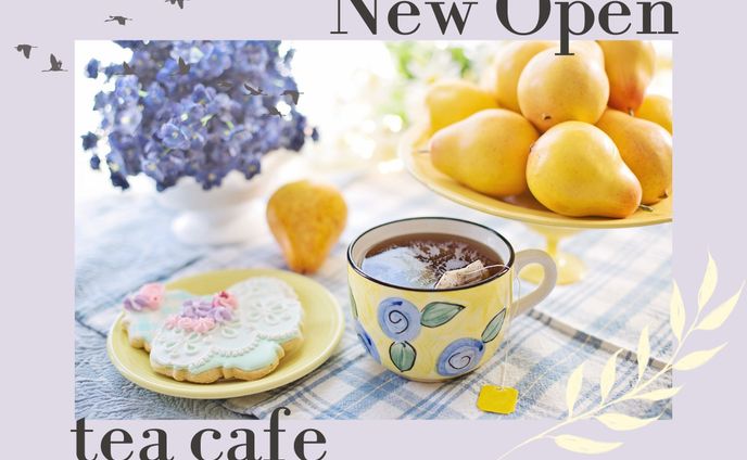 Instagram用広告 カフェのオープン宣伝用