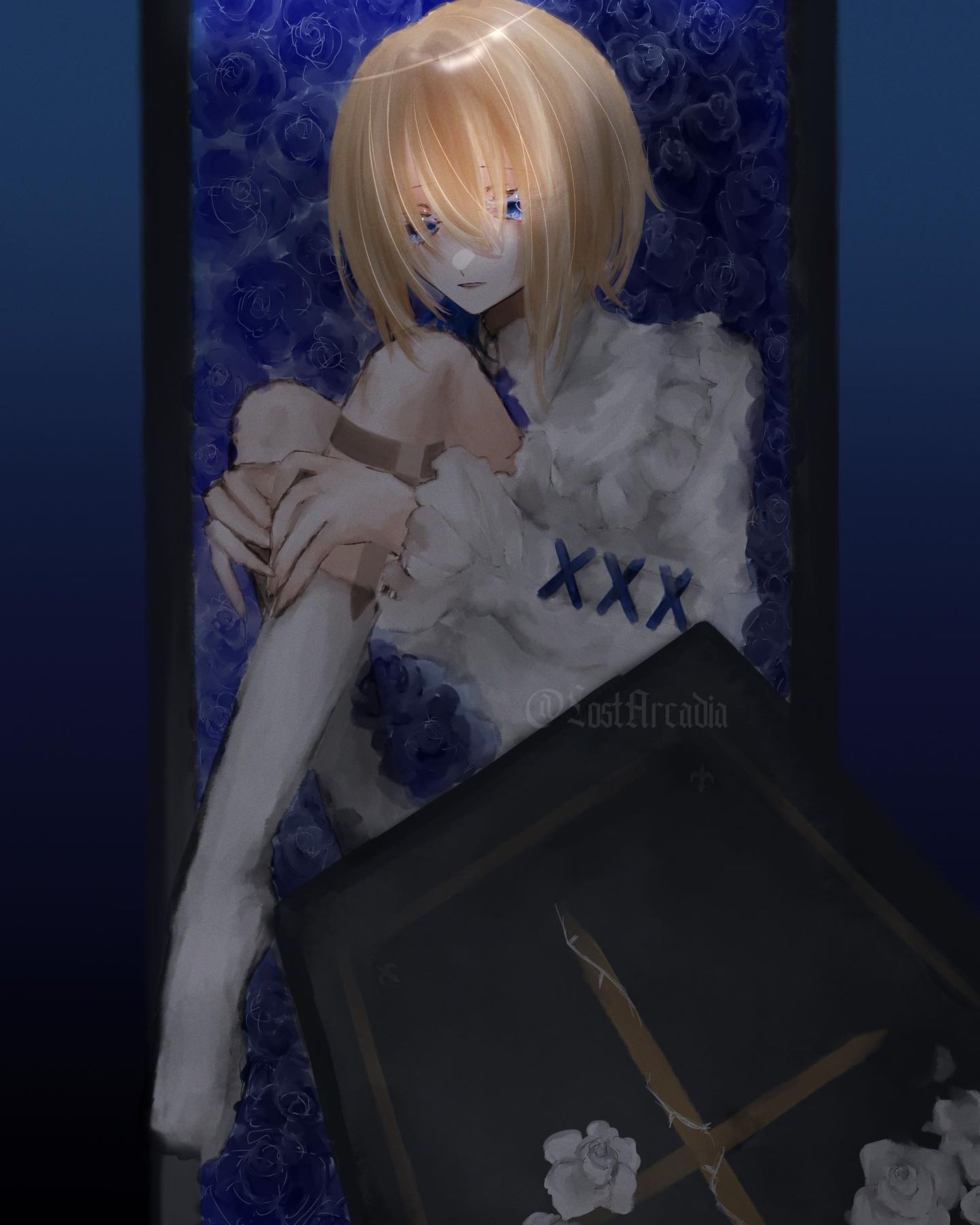 𝐼 の柩　#イラスト #illustration #イラストグラム #art #oc #創作イラスト #オリジナルイラスト #絵柄が好みって人がいればいいなぁ #私の絵柄が好みって人にフォローされたい-1