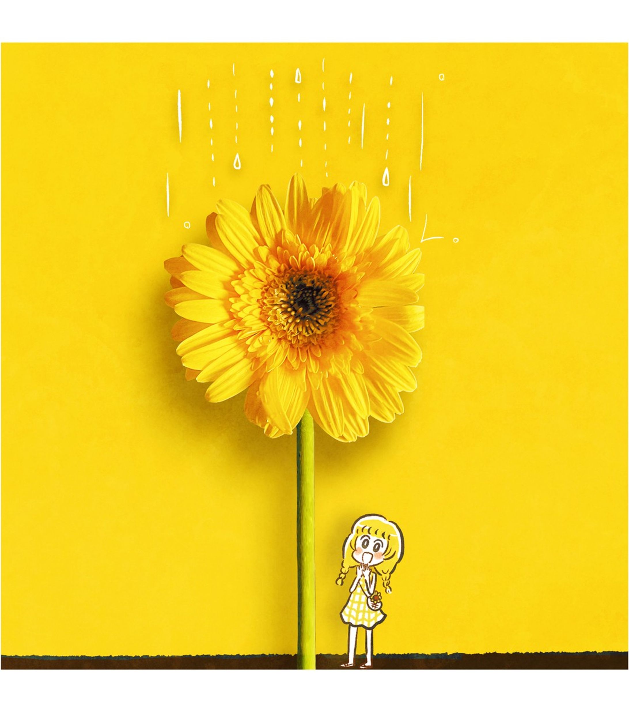 『 いつもそばに 』
他の投稿はこちらから✨ → @enayacomic

- - - - - - - - - - - - - - - - - - -

ときには　きらきらの光を
ときには　やすらぎの影を

- - - - - - - - - - - - - - - - - - -

「もし、身近なものに
かわいくてわくわくする世界が
広がっていたら？」

すぐそばにあるものに物語を感じる
イラストを写真の上に描いています✐☡ ⋆*

太陽の方向に向かって咲くひまわり。

ひまわり畑にいったとき
太陽に照らされてどれもキラキラ輝いていて
それはそれは素敵な光景でした。

中に入ると日陰になっていて、
「光と影は共存してるんだな〜」
と感じた小学６年の夏。

- - - - - - - - - - - - - - - - - - -

#はしもとあやね #ふぉといらすと #ひまわり #雨宿り中 #イラスト #sunflower #かわいいイラスト #女の子イラスト #絵本のような世界 #写真にお絵描き #黄色が好き #日常をドラマチックに #写真好きな人と繋がりたい-1