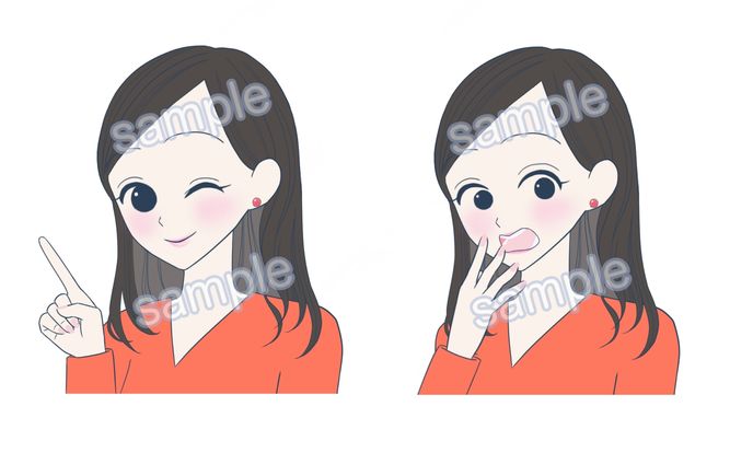 表情ちがいのイラスト作成（ココナラ）
