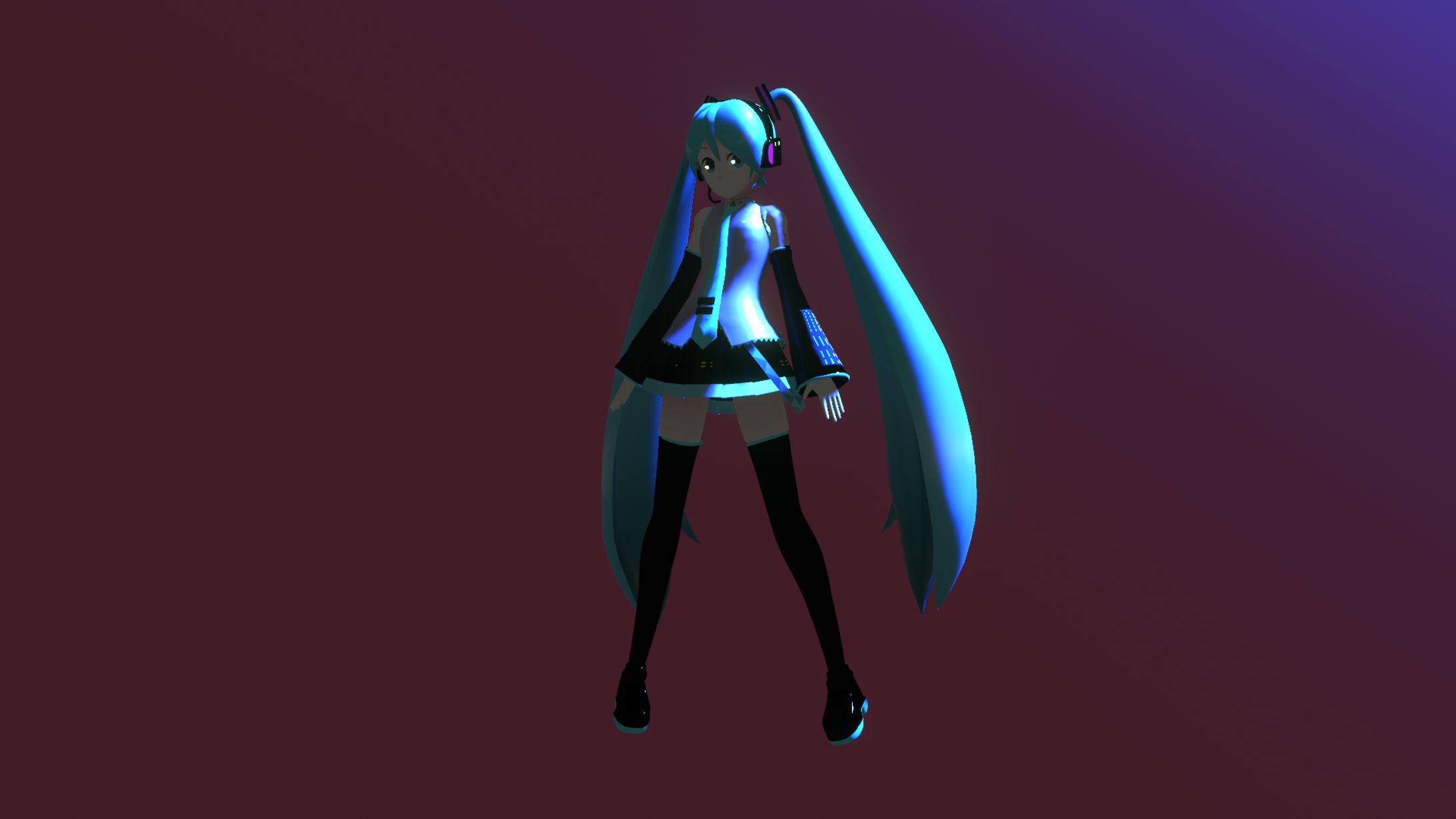 【二次創作】blenderで3Dモデル-1