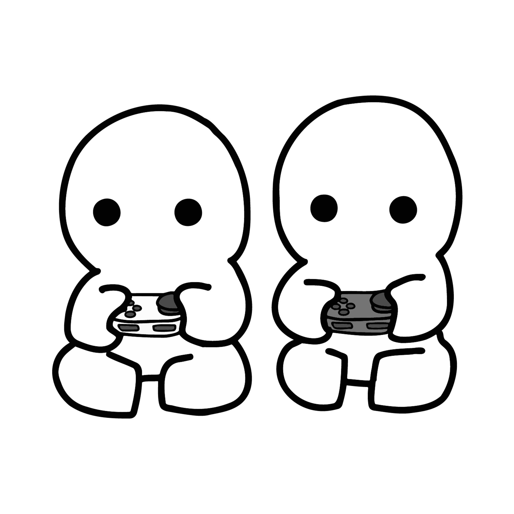 ゲームするオリキャラ-1
