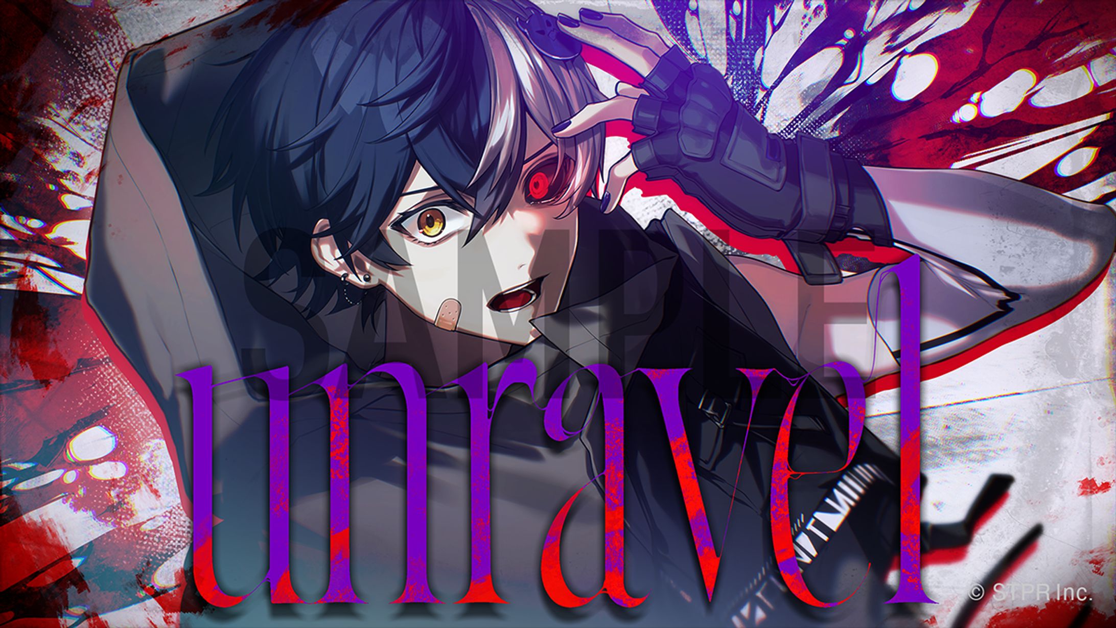 AMPTAK×COLORS所属 まぜ太様『unravel』歌ってみたMV　ビジュアル担当-1