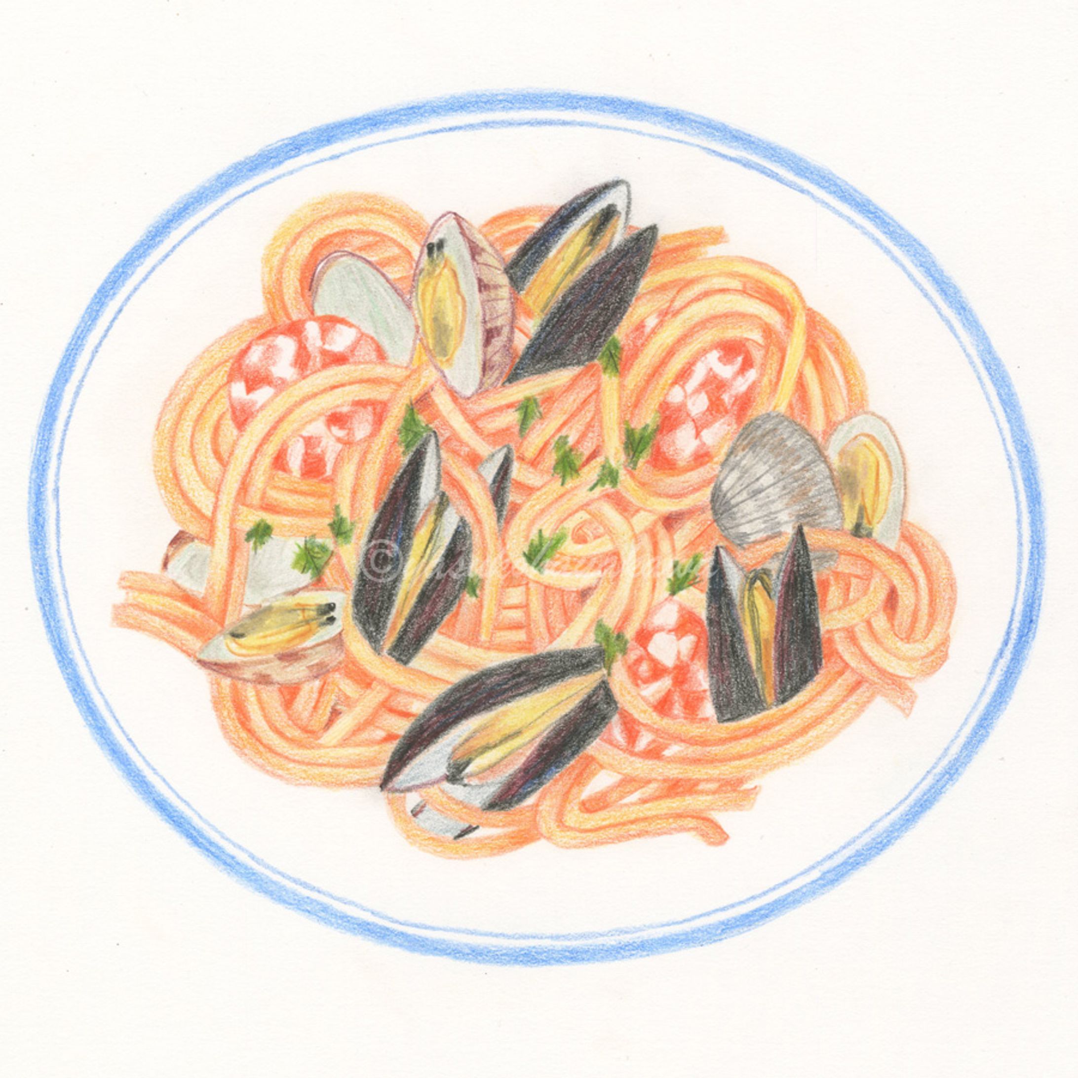 色鉛筆画1-1