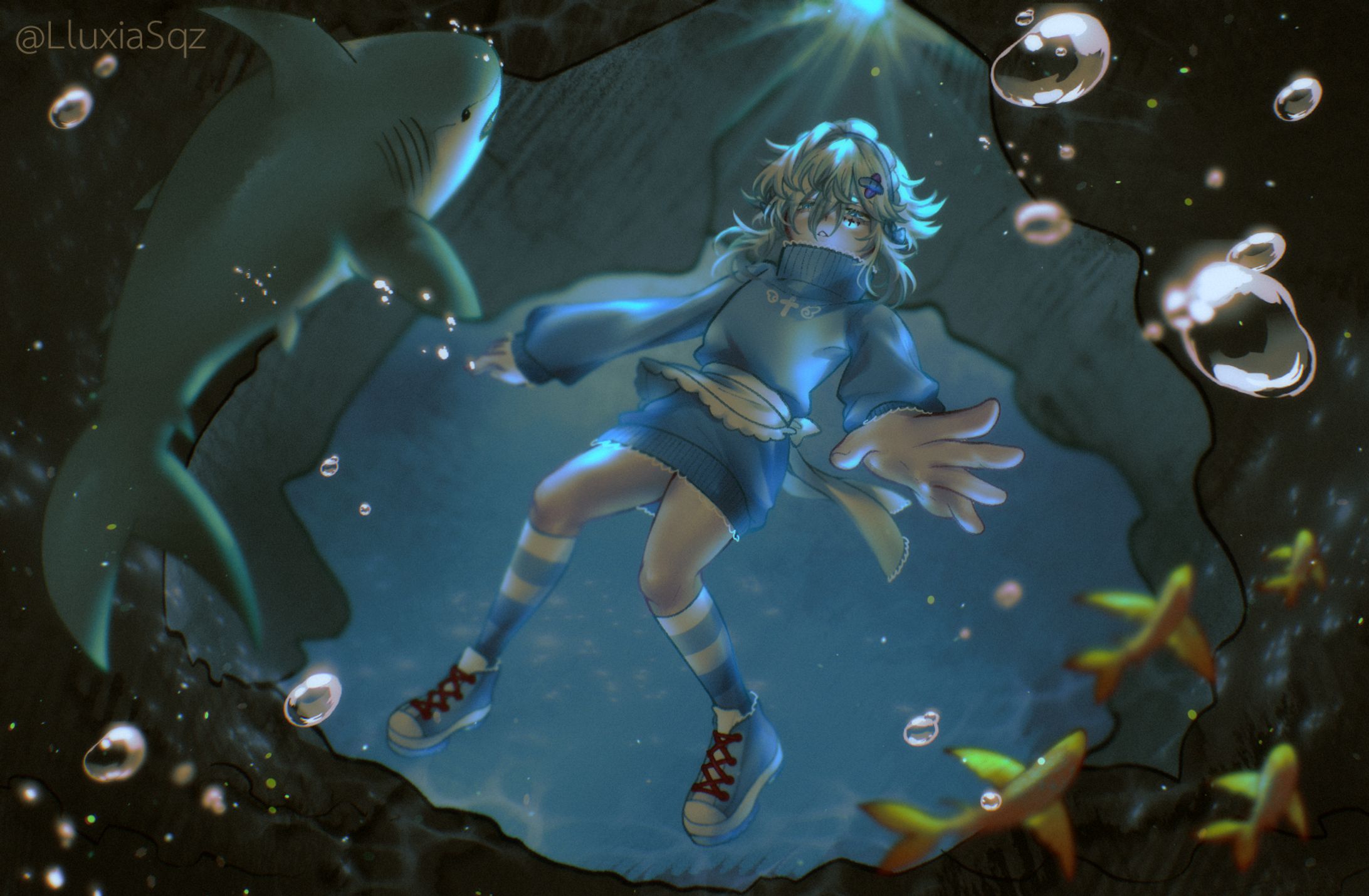 【illustration】Misha Under the sea-1