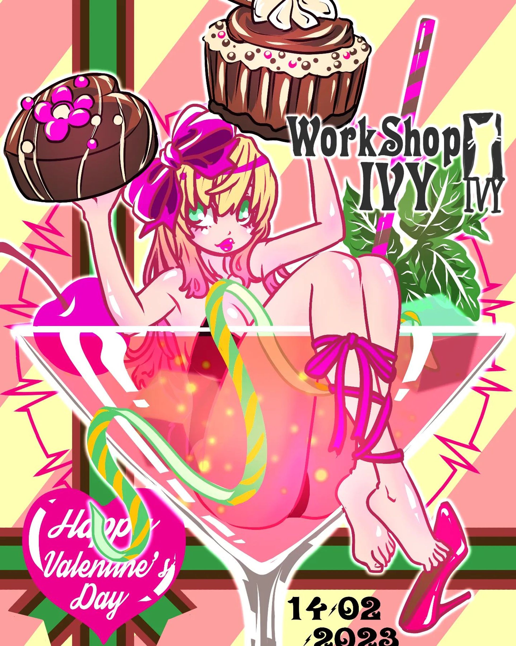 #バレンタイン #valentine  #girlsillustration #illustrator #イラストグラム-1
