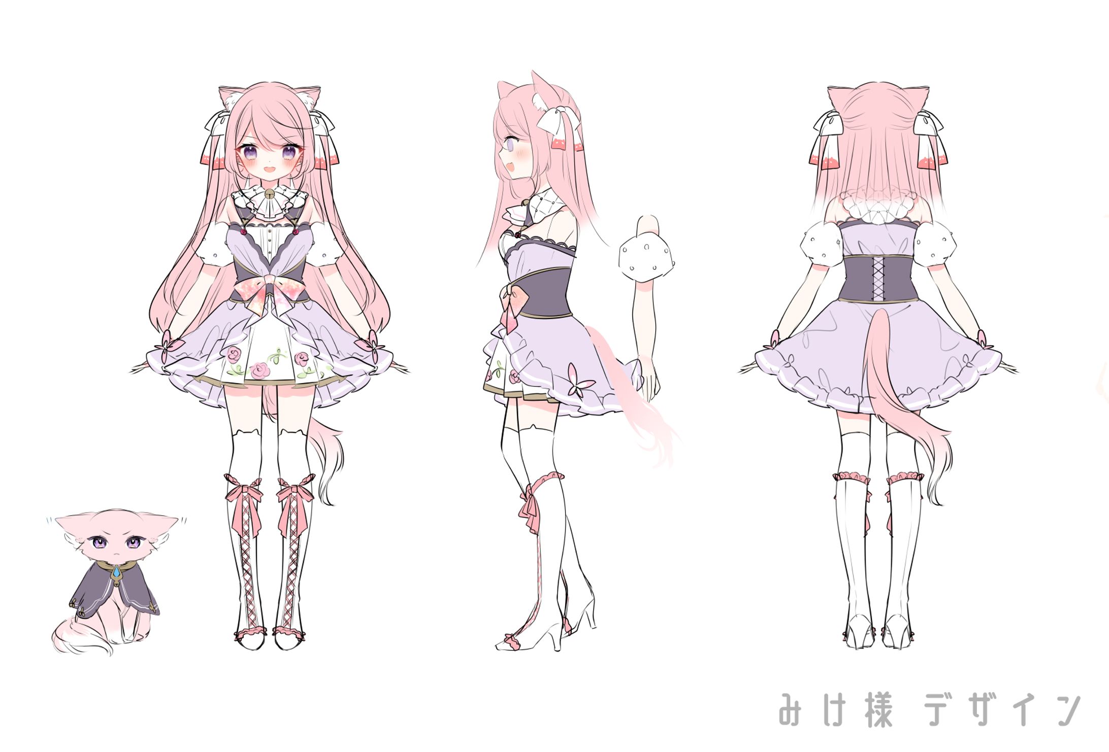 キャラクターデザイン┆みけ様-1