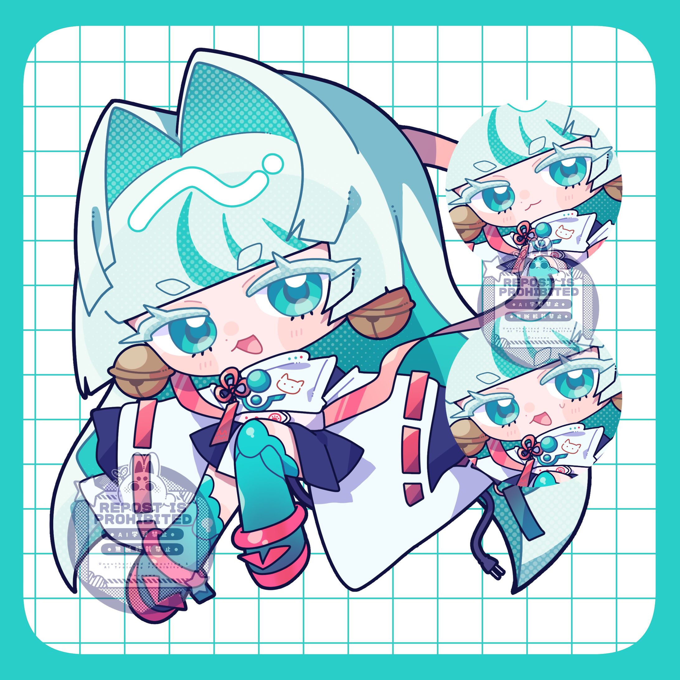 【Work】寿司猫様 SDイラスト-1