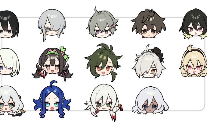 さまざまなミニキャラ